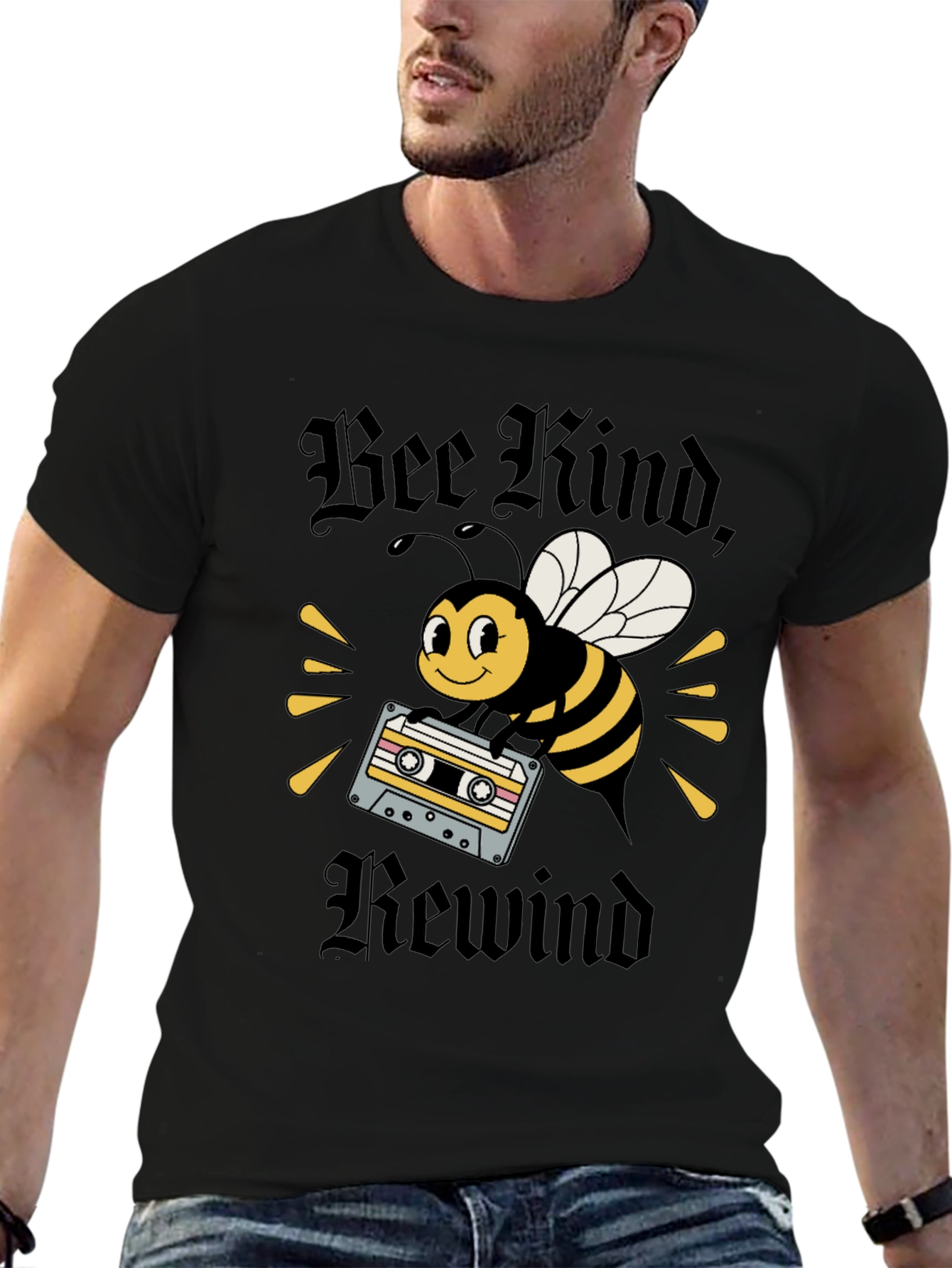 Bee Kind Rewind Graphic Tee