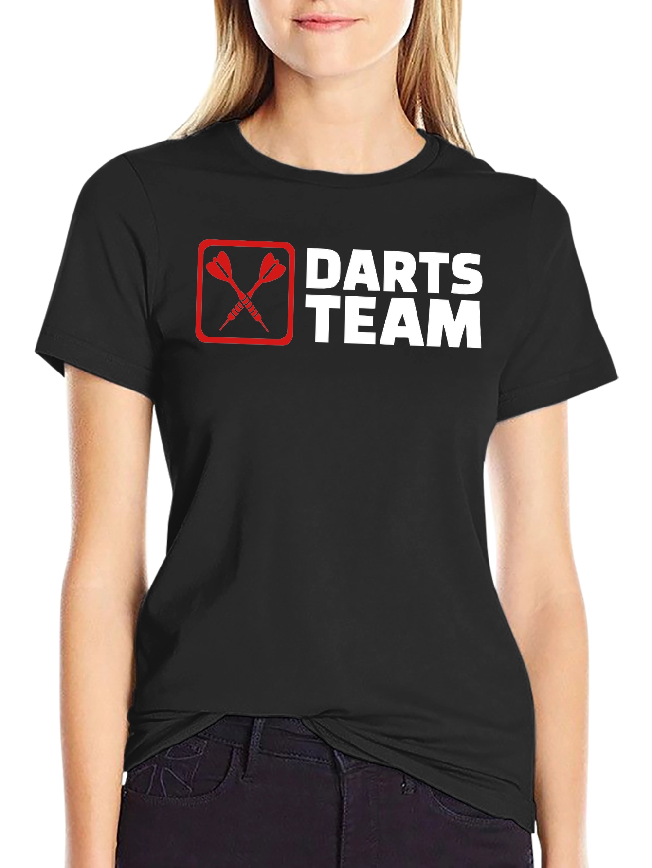 Darts Team Graphic T-Shirt - Black