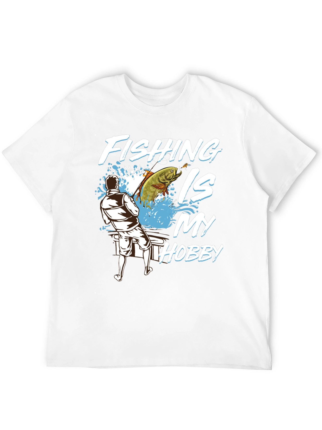 Fishing Is My Hobby Graphic Tee