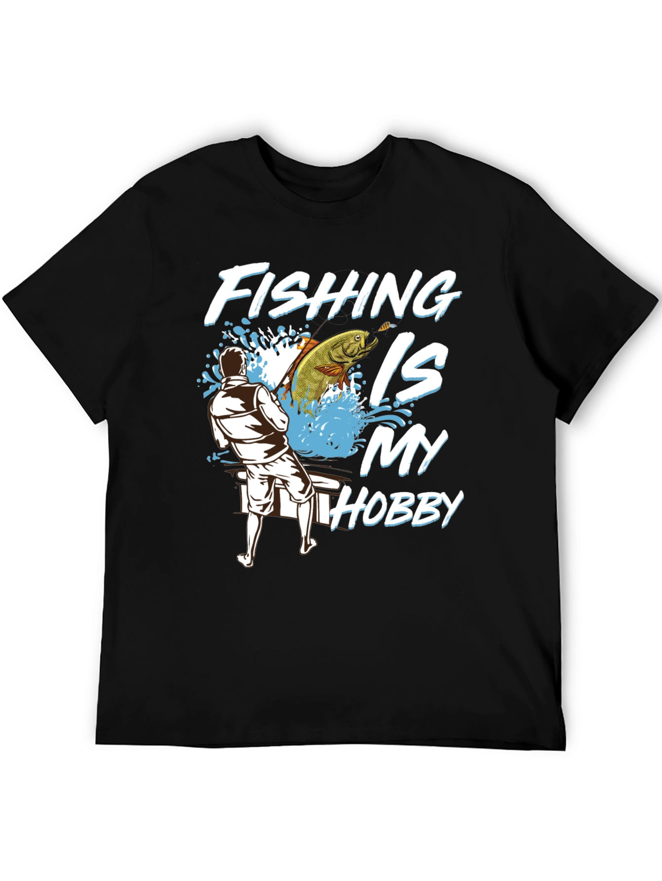 Fishing Is My Hobby Graphic Tee