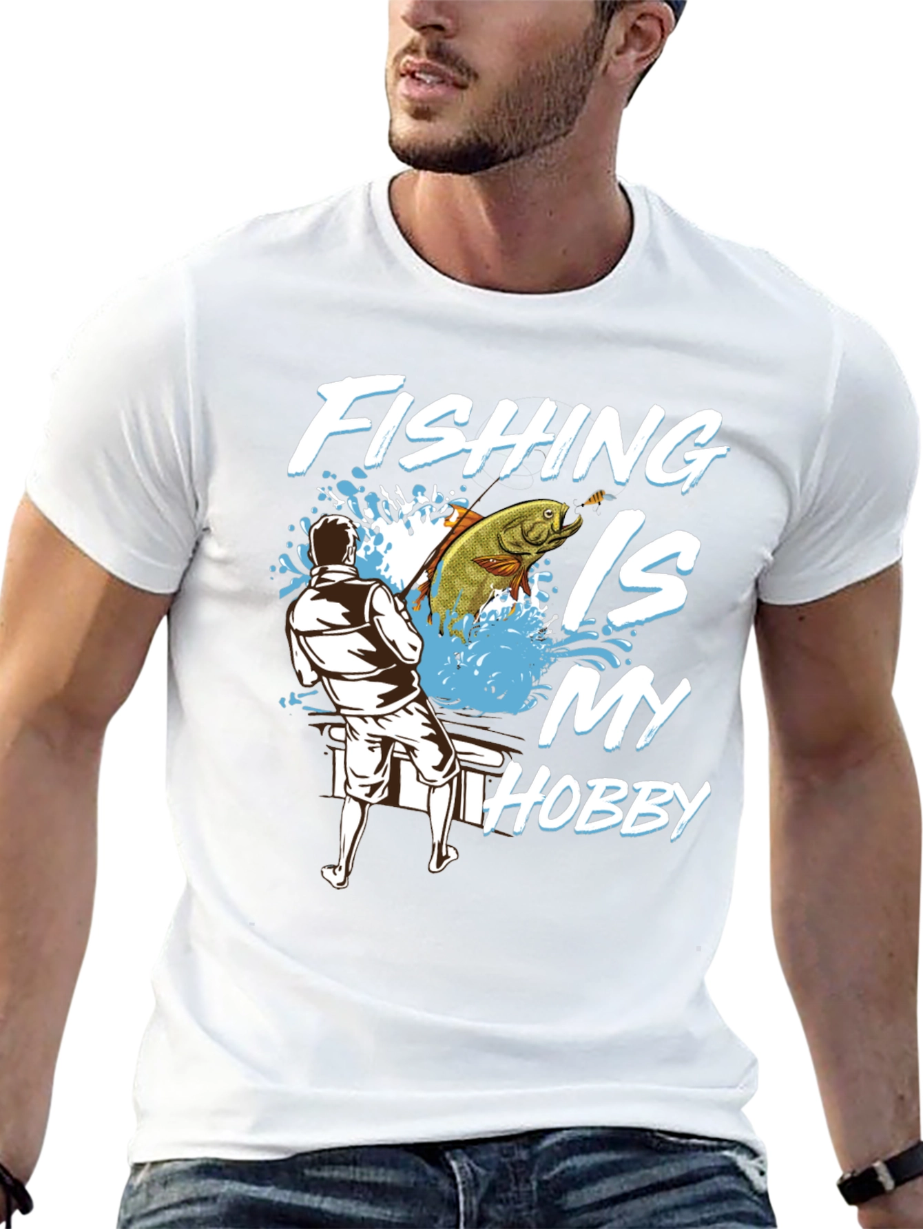 Fishing Is My Hobby Graphic Tee