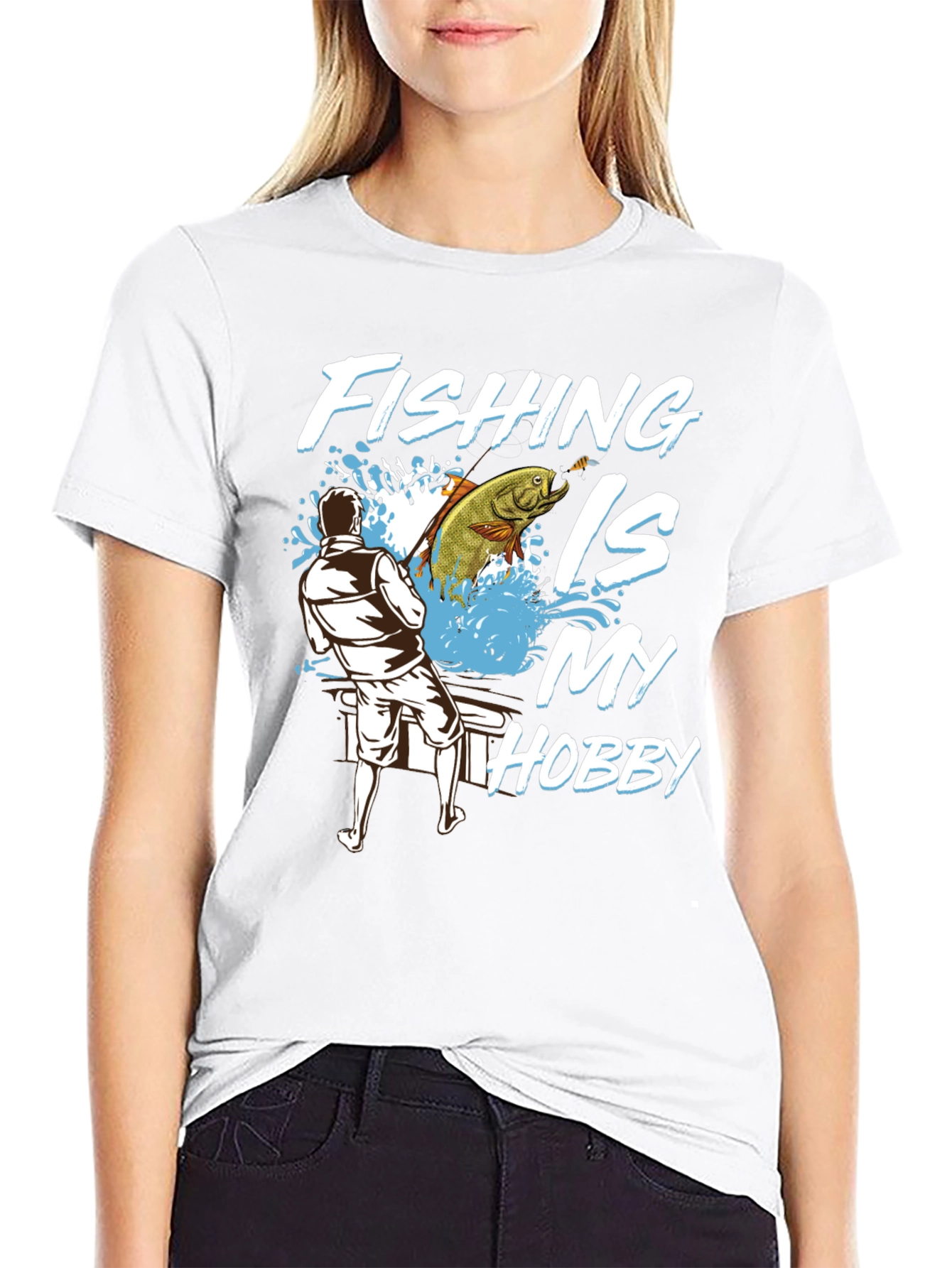 Fishing Is My Hobby Graphic Tee