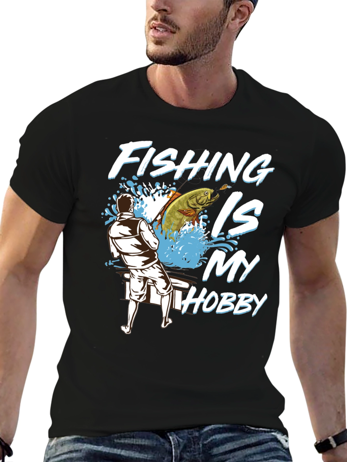 Fishing Is My Hobby Graphic Tee