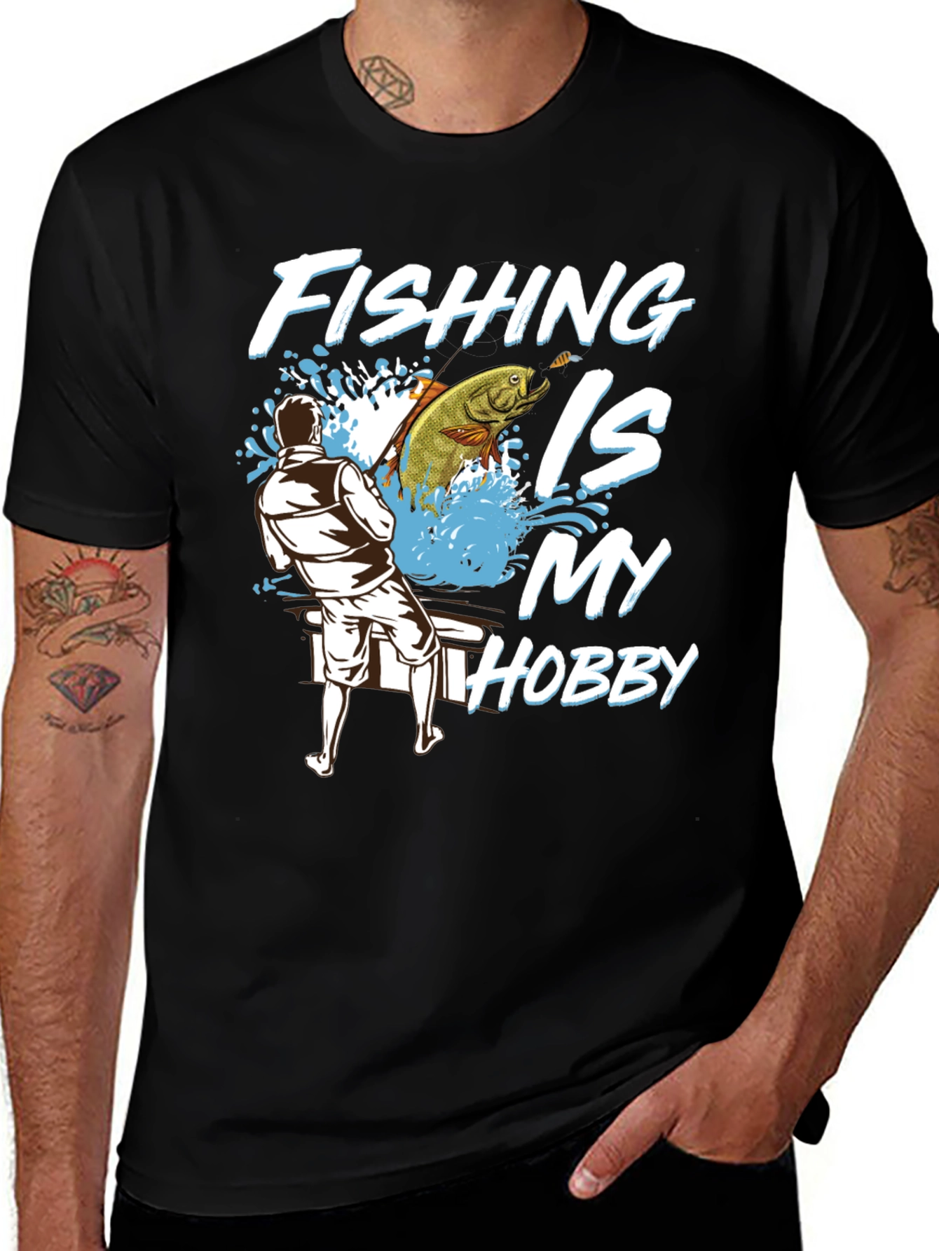 Fishing Is My Hobby Graphic Tee