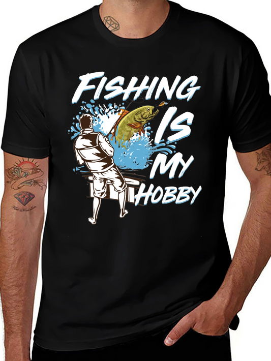 Fishing Is My Hobby Graphic Tee