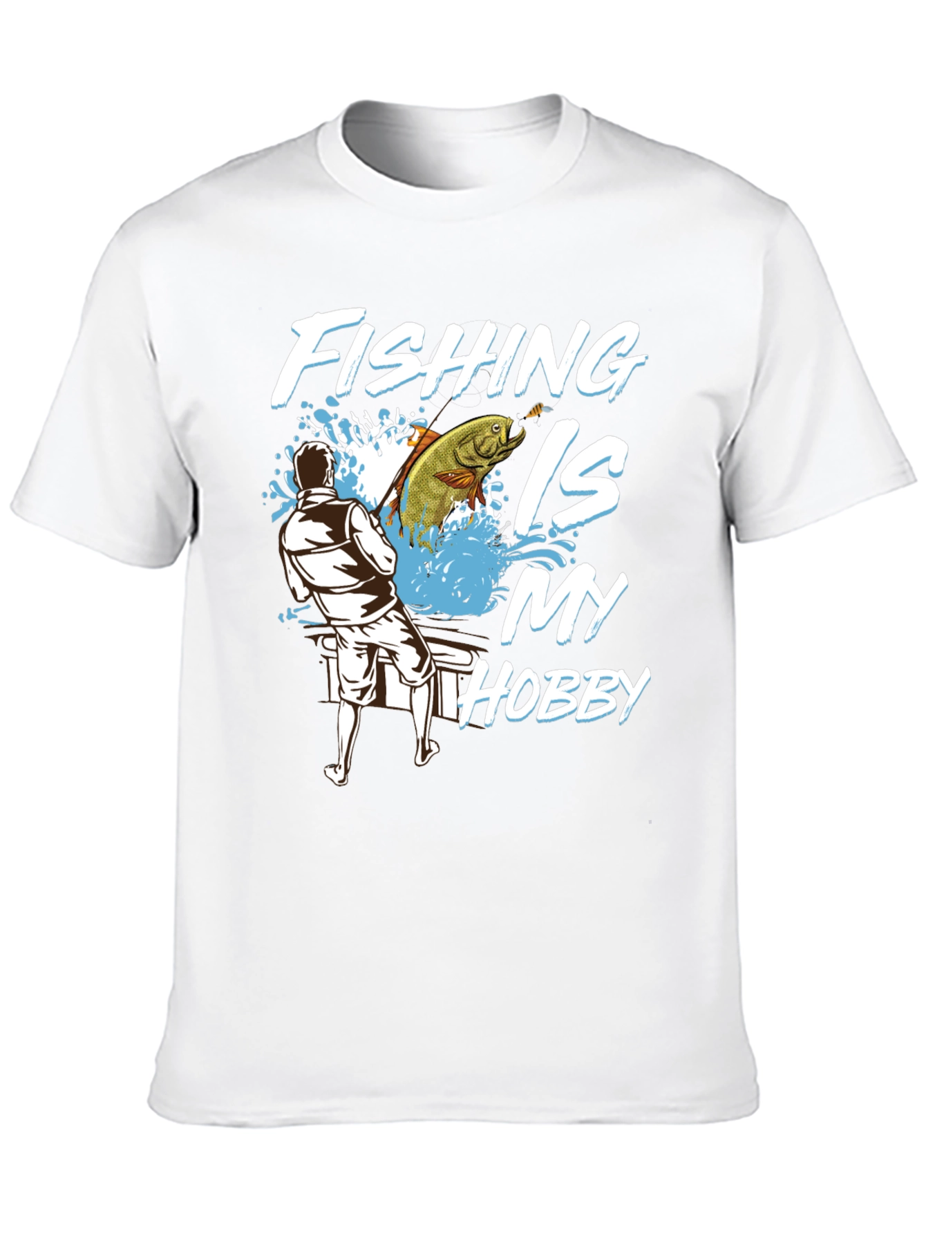 Fishing Is My Hobby Graphic Tee