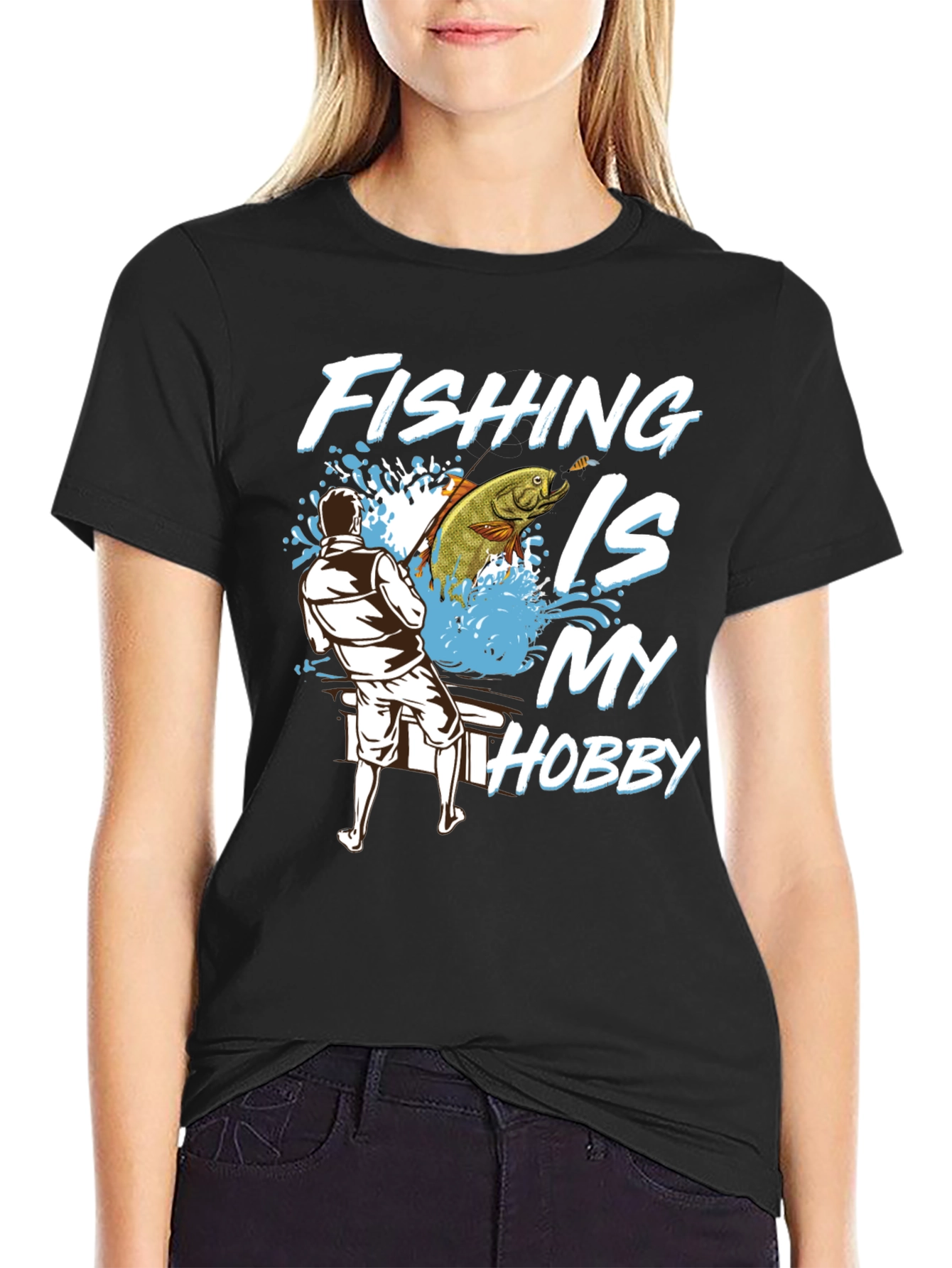 Fishing Is My Hobby Graphic Tee