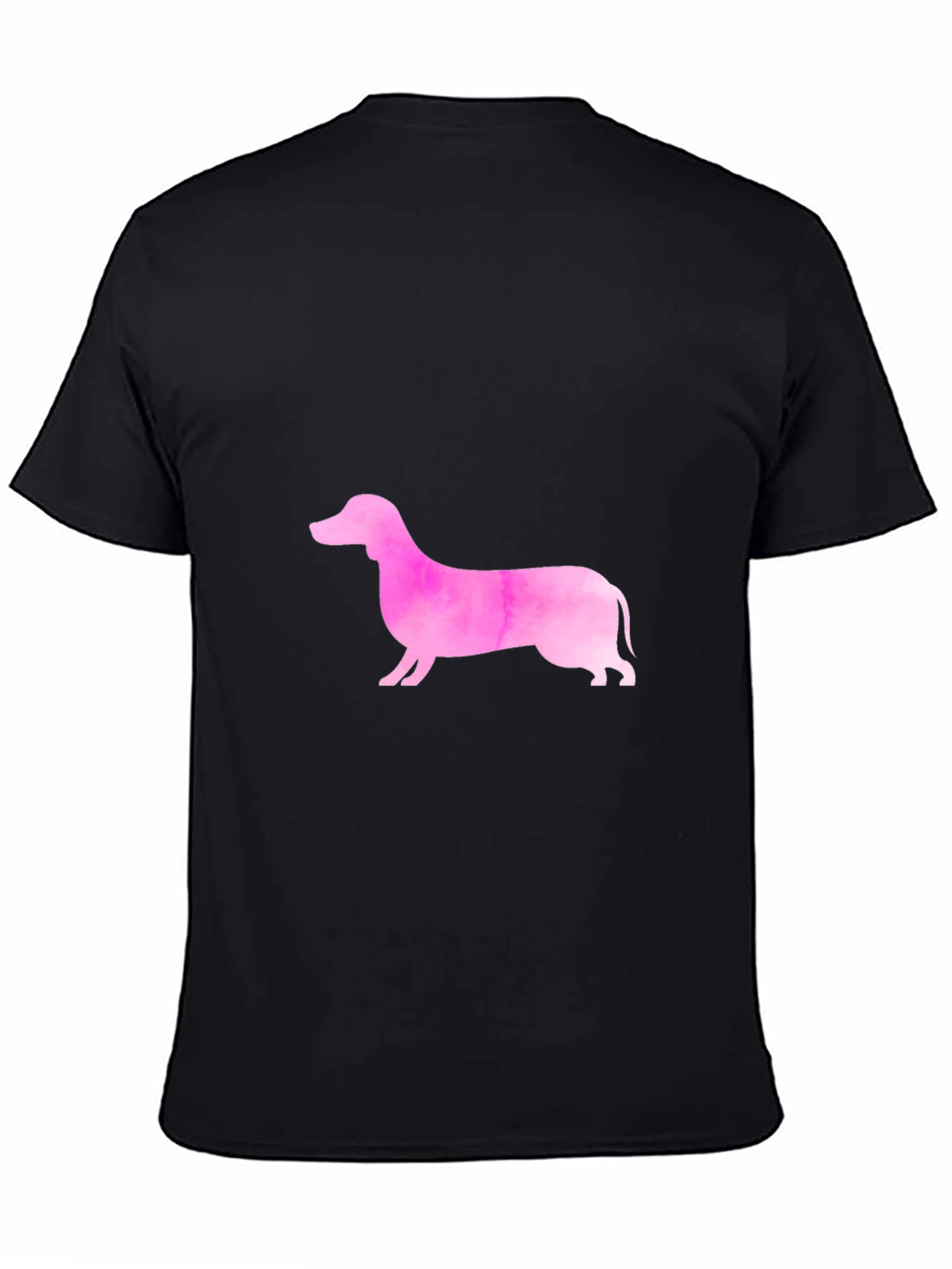 Pink Dachshund Graphic Tee - Trendy Casual Style