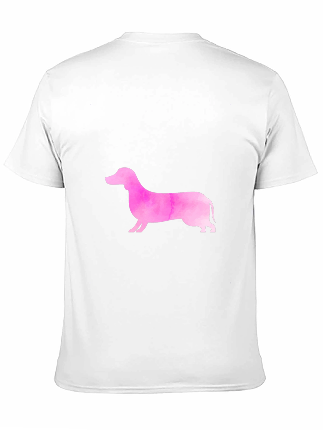 Pink Dachshund Graphic Tee - Trendy Casual Style
