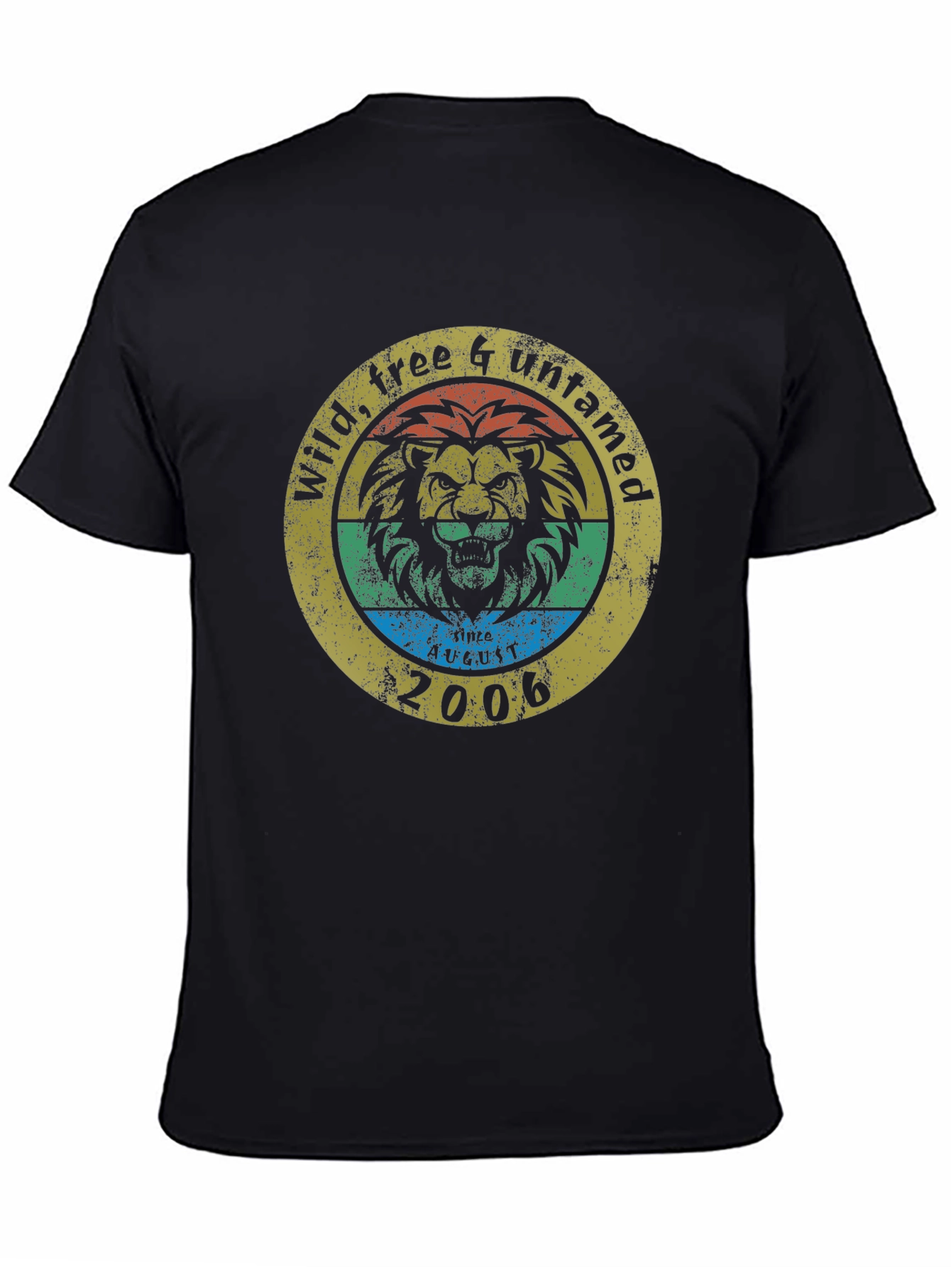 Wild Free Untamed Lion Graphic T-Shirt