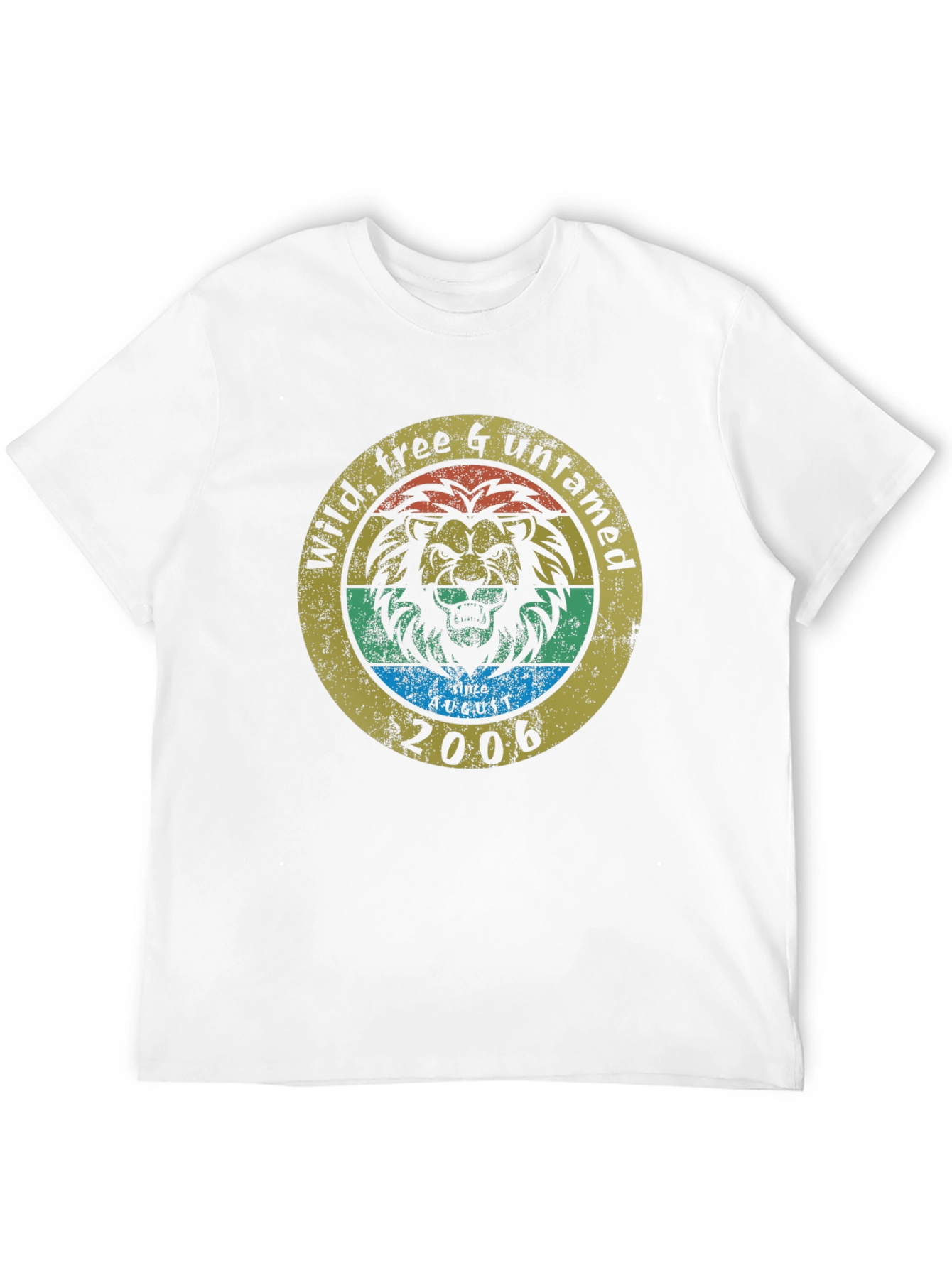 Wild Free Untamed Lion Graphic T-Shirt