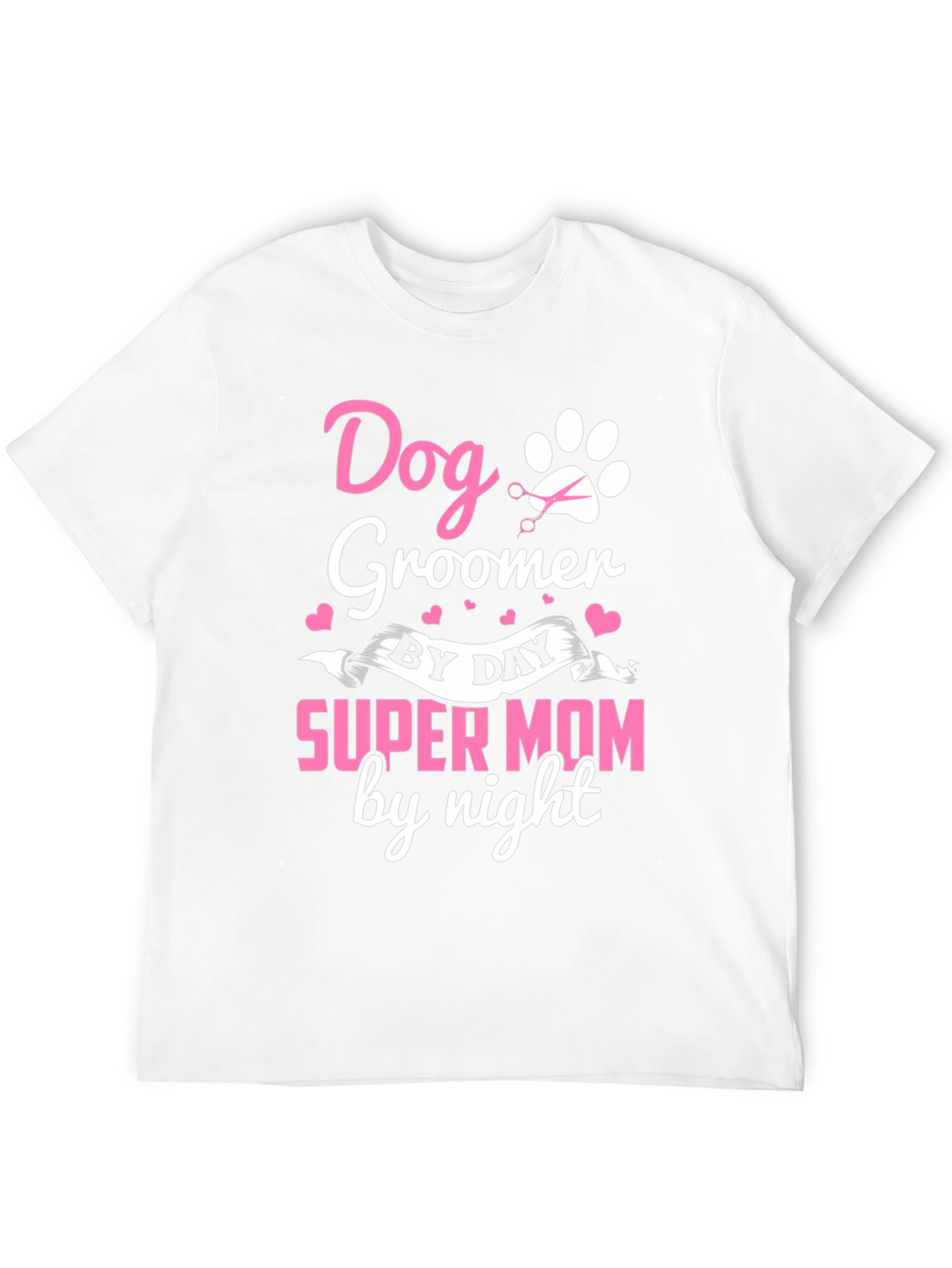 Dog Groomer Super Mom T-Shirt