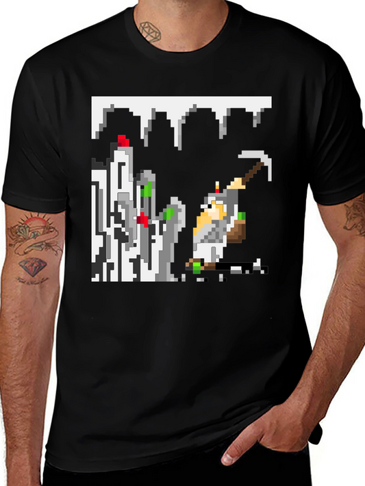 Pixel Miner Black T-Shirt
