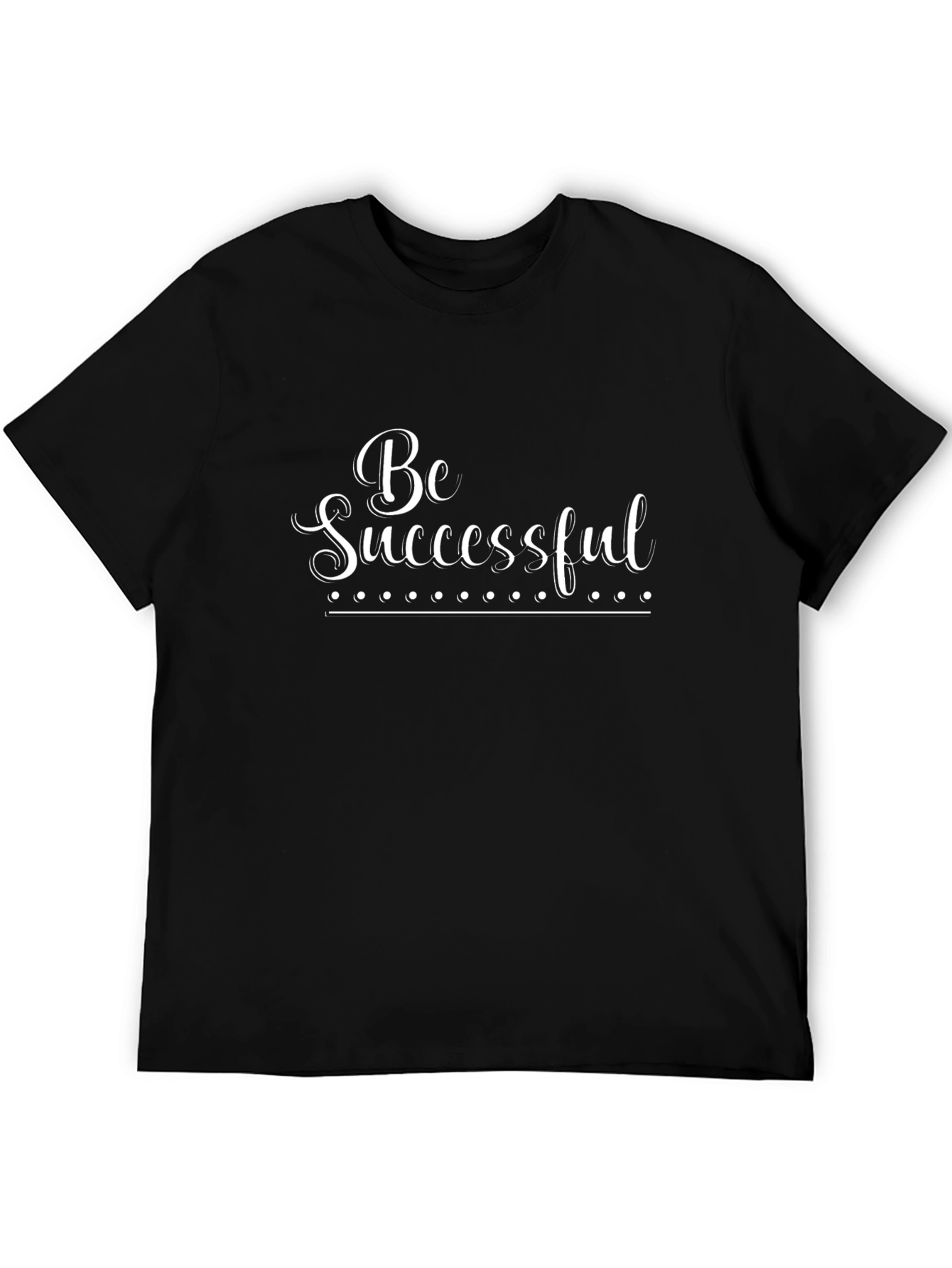 Be Successful Graphic T-Shirt - Black