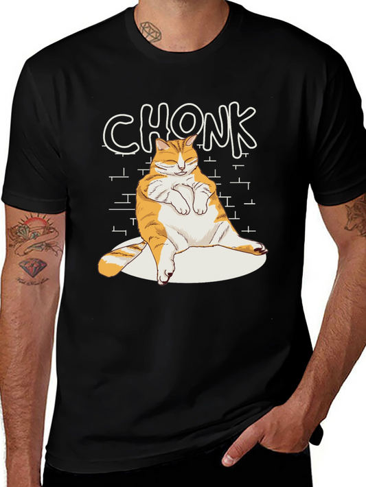 Chonk Cat T-Shirt - Funny & Stylish