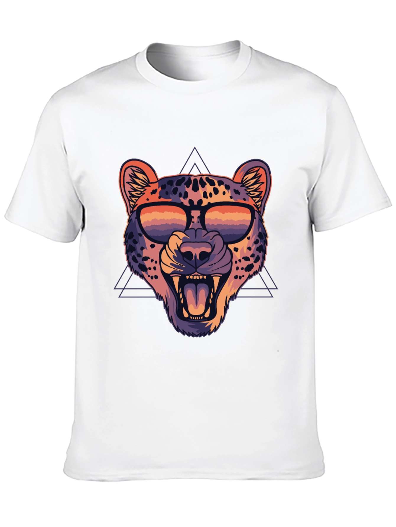 Cool Leopard Graphic Tee - Trendy Animal Print