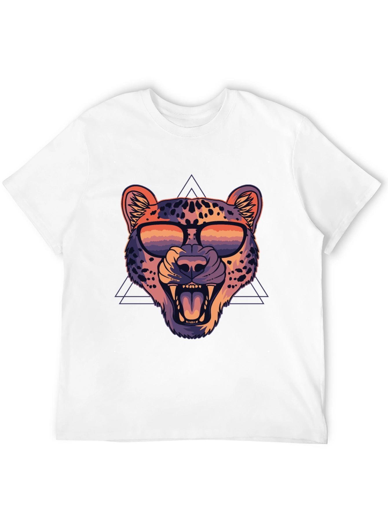 Cool Leopard Graphic Tee - Trendy Animal Print
