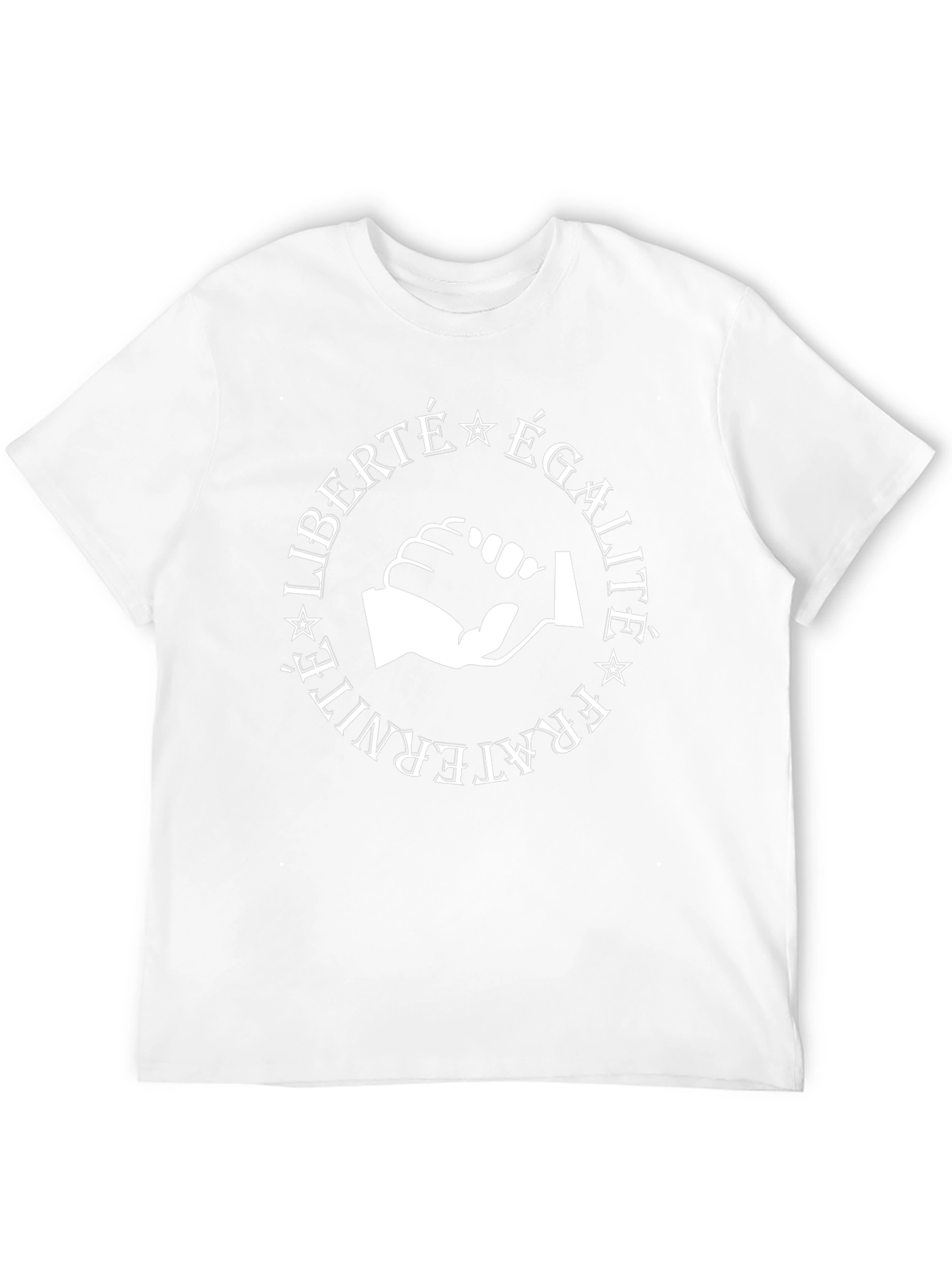 Liberté Égalité Fraternité Graphic Tee - Black