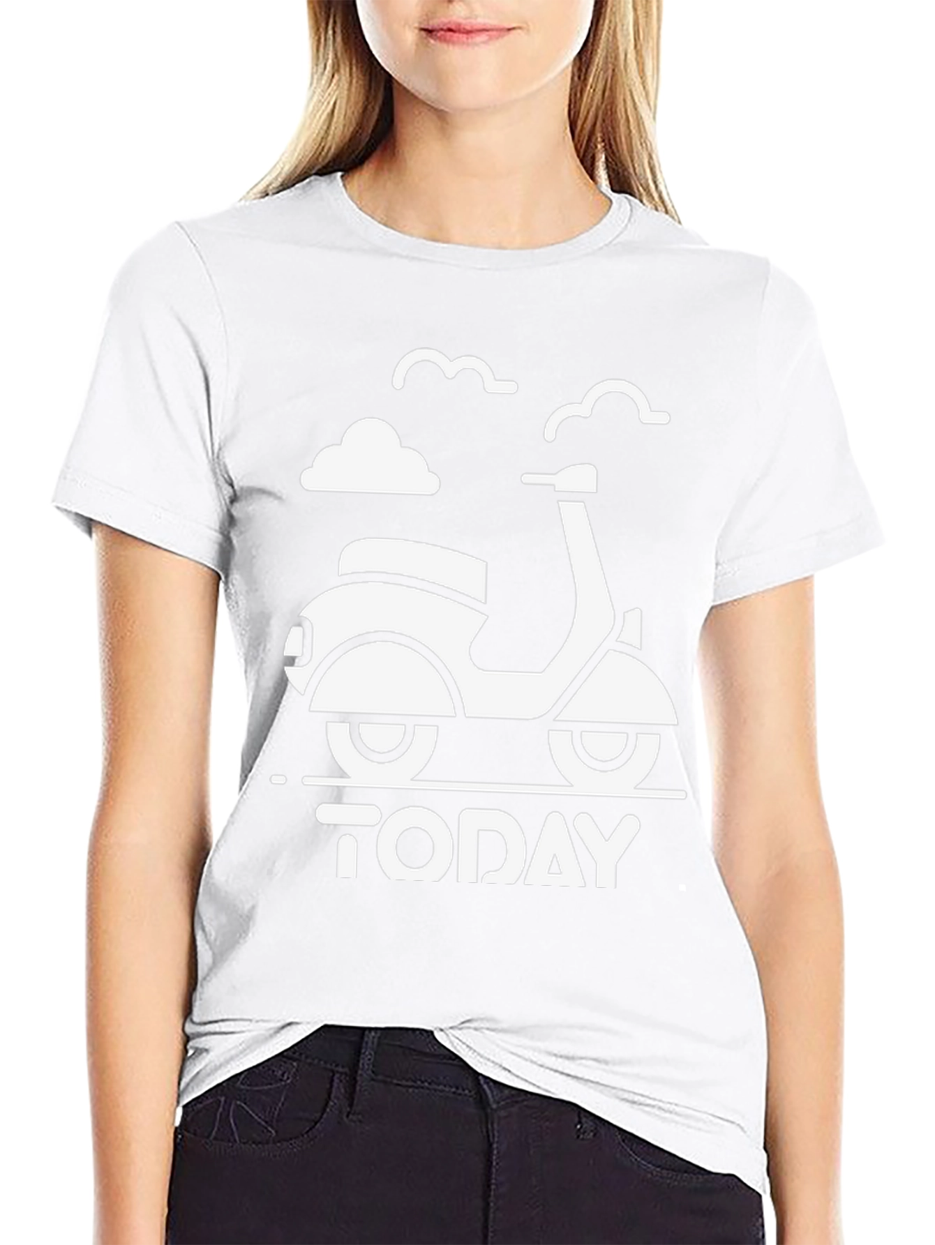 Today Scooter Graphic Tee - Black Unisex T-Shirt