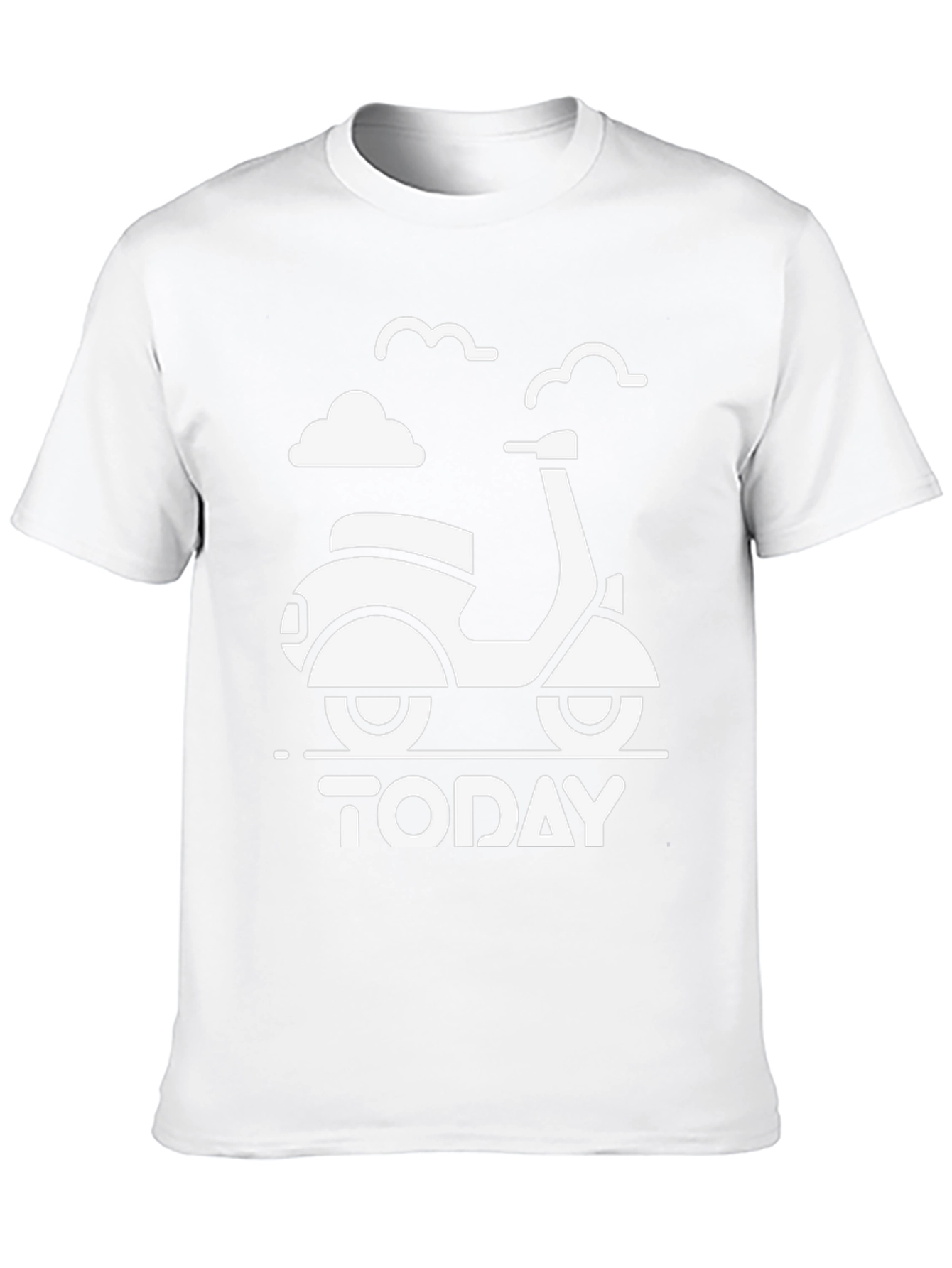 Today Scooter Graphic Tee - Black Unisex T-Shirt