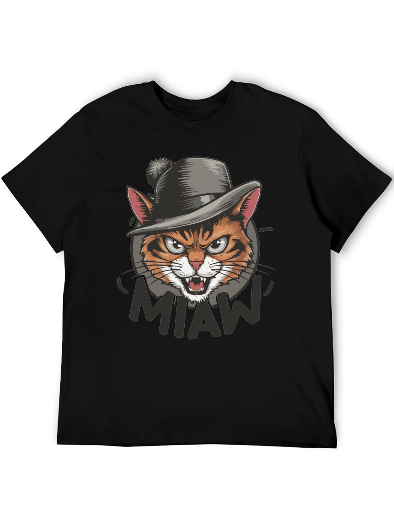 Cool Cat Miaw Graphic T-Shirt