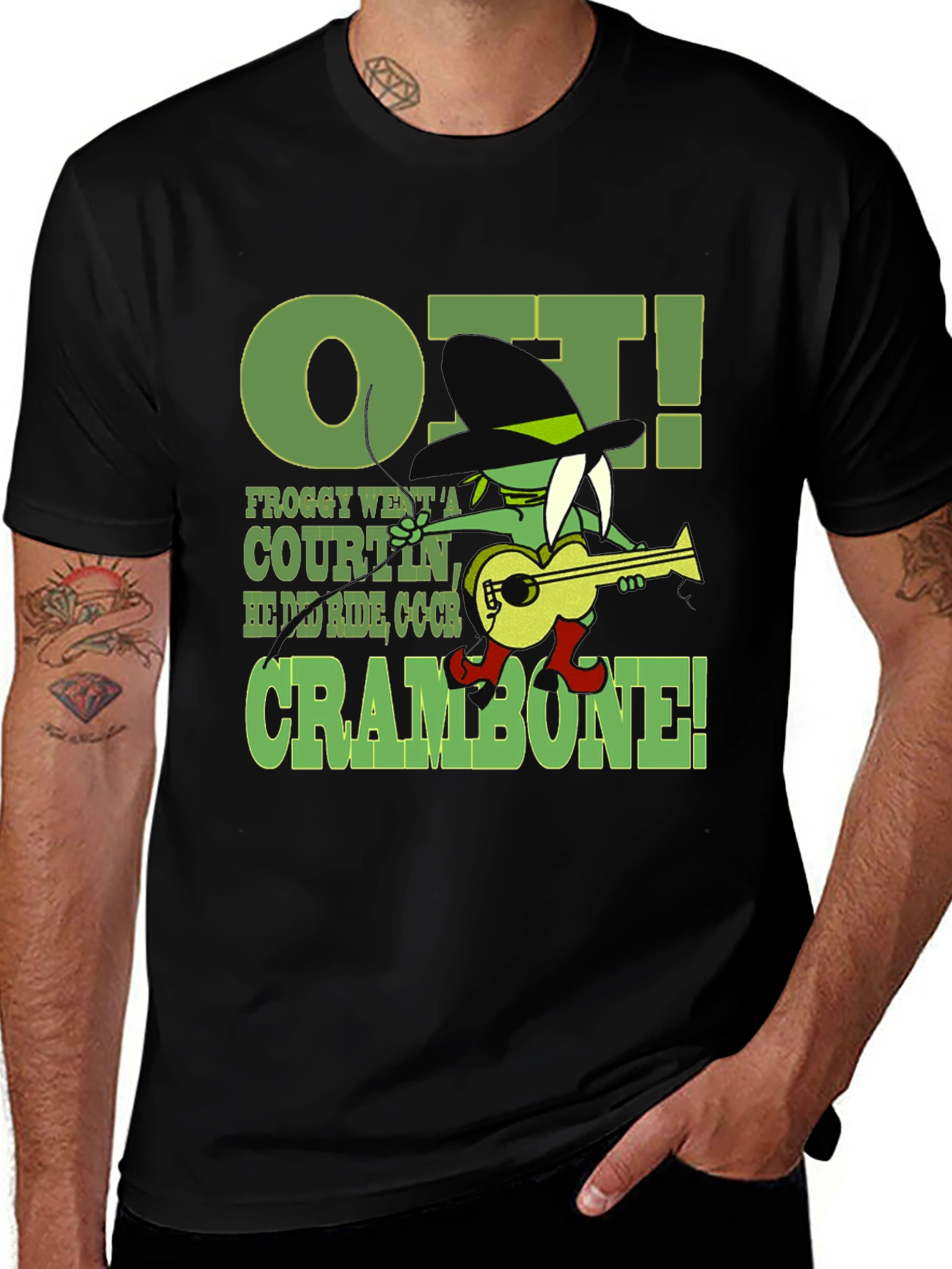 Froggy Went A Courtin Graphic T-Shirt