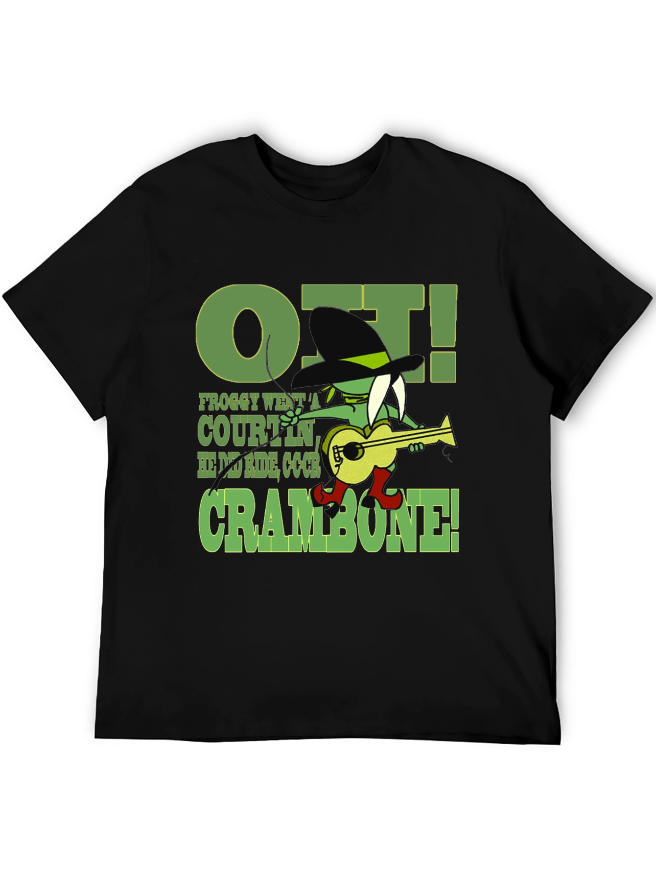 Froggy Went A Courtin Graphic T-Shirt