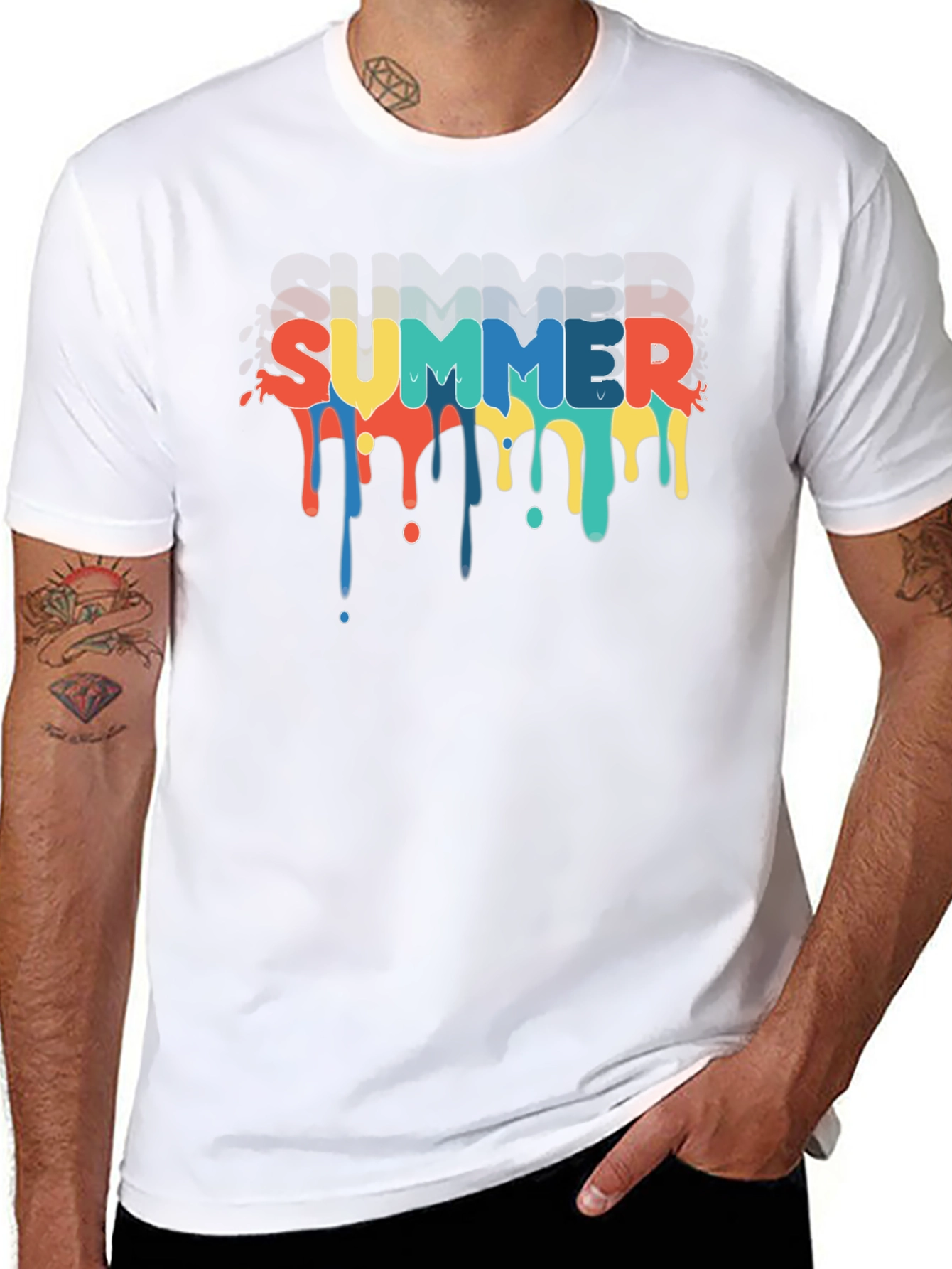Dripping Summer T-Shirt - Cool Graphic Tee