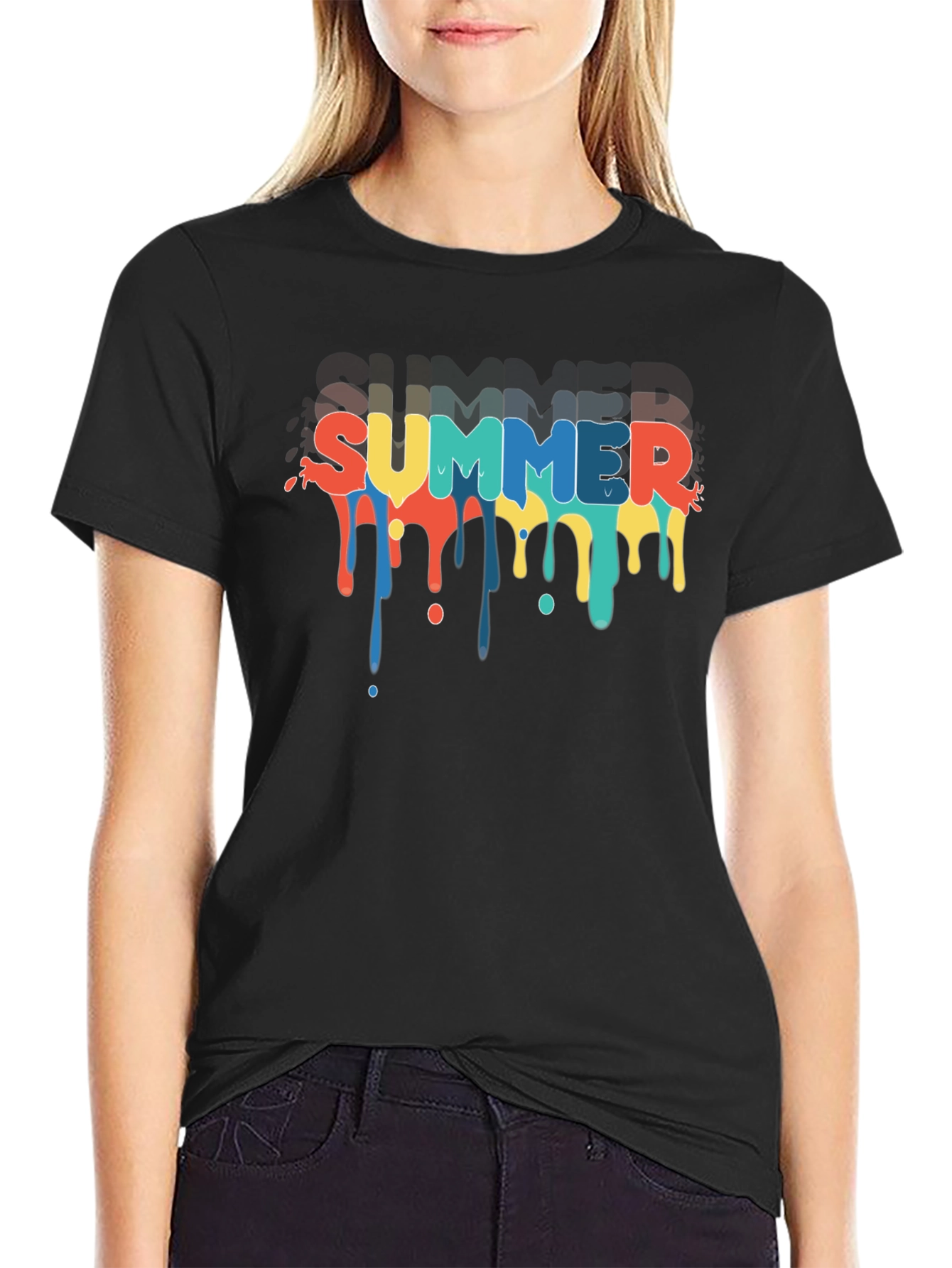 Dripping Summer T-Shirt - Cool Graphic Tee