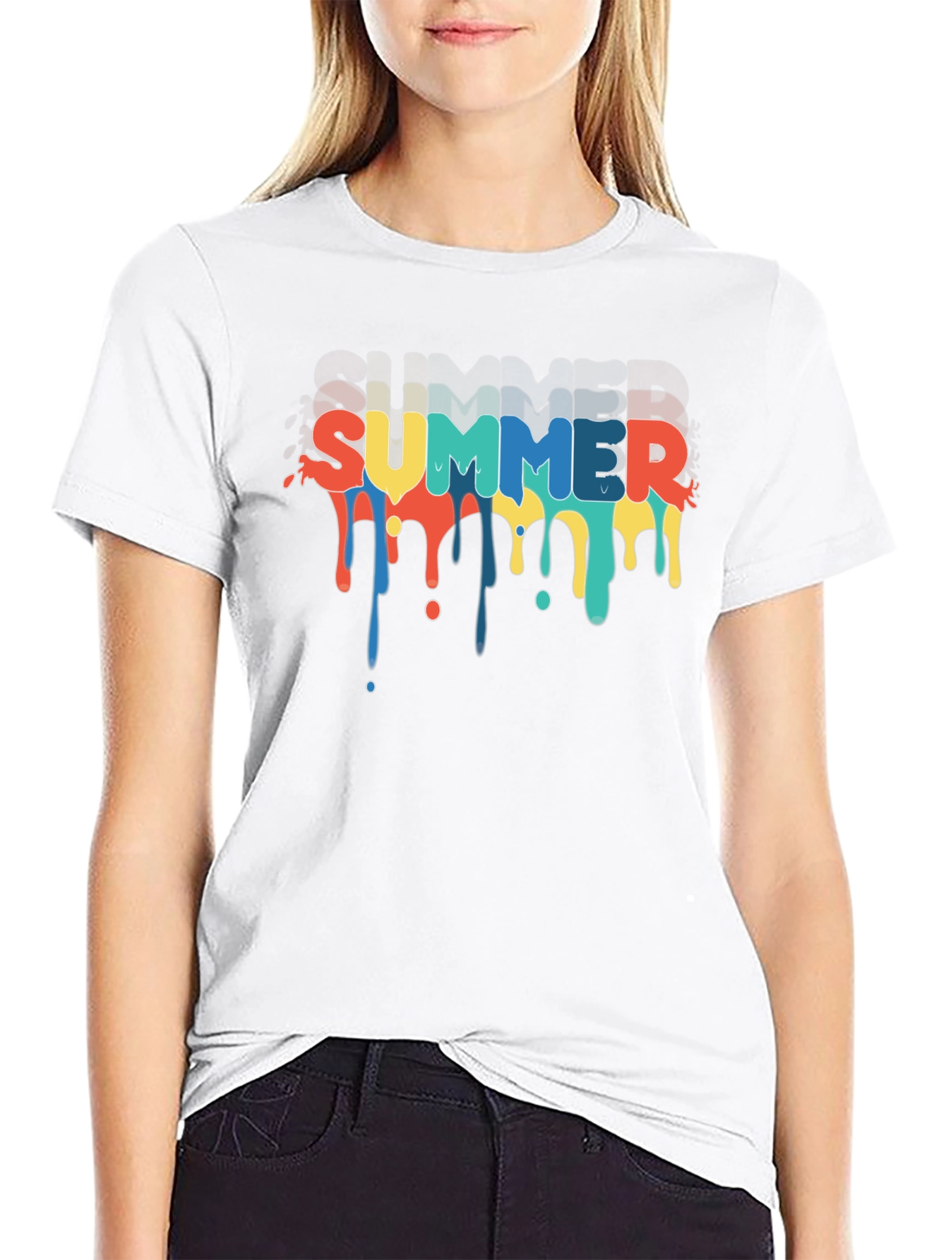 Dripping Summer T-Shirt - Cool Graphic Tee