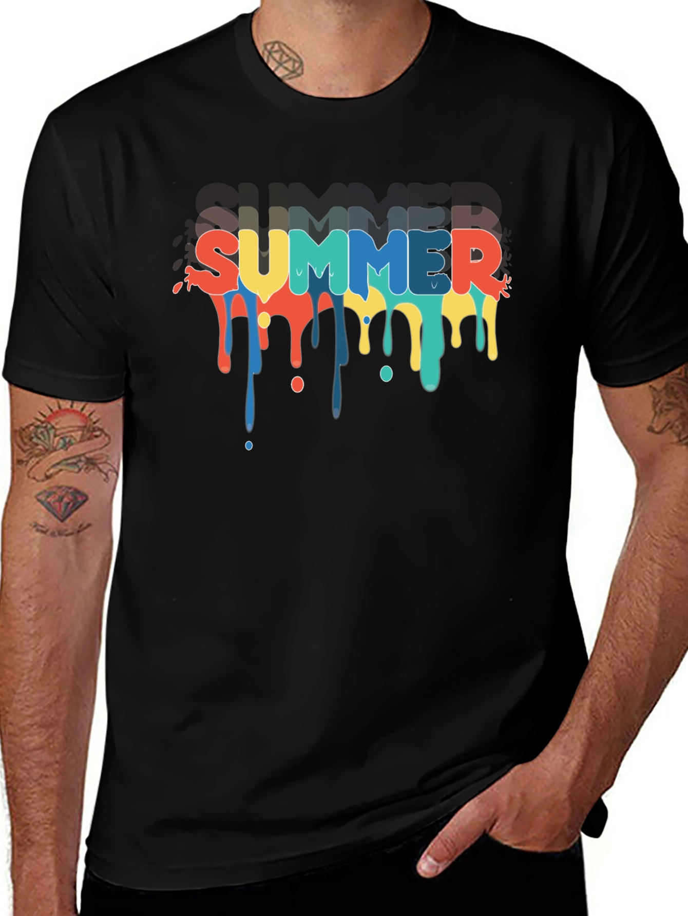 Dripping Summer T-Shirt - Cool Graphic Tee