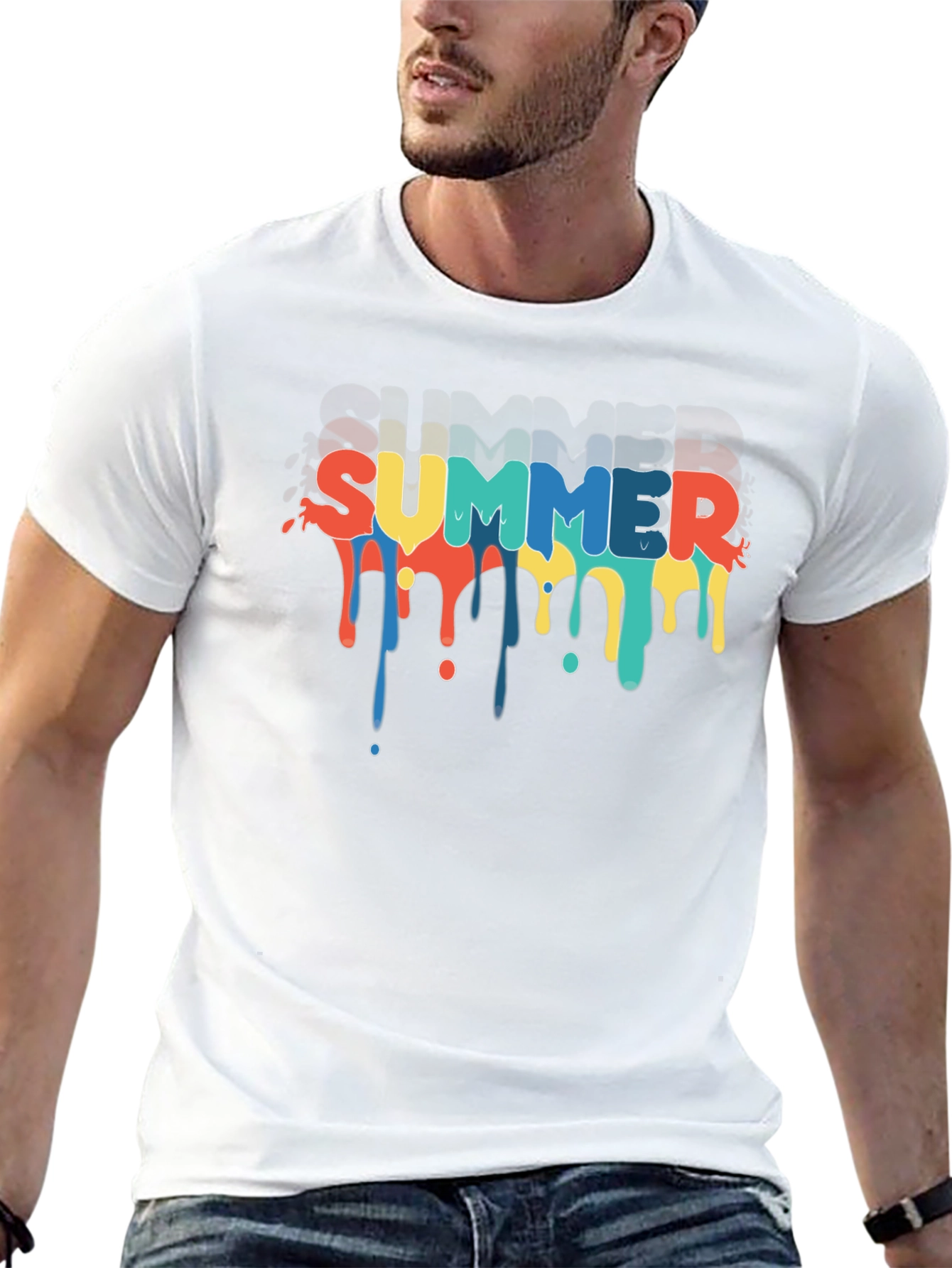 Dripping Summer T-Shirt - Cool Graphic Tee