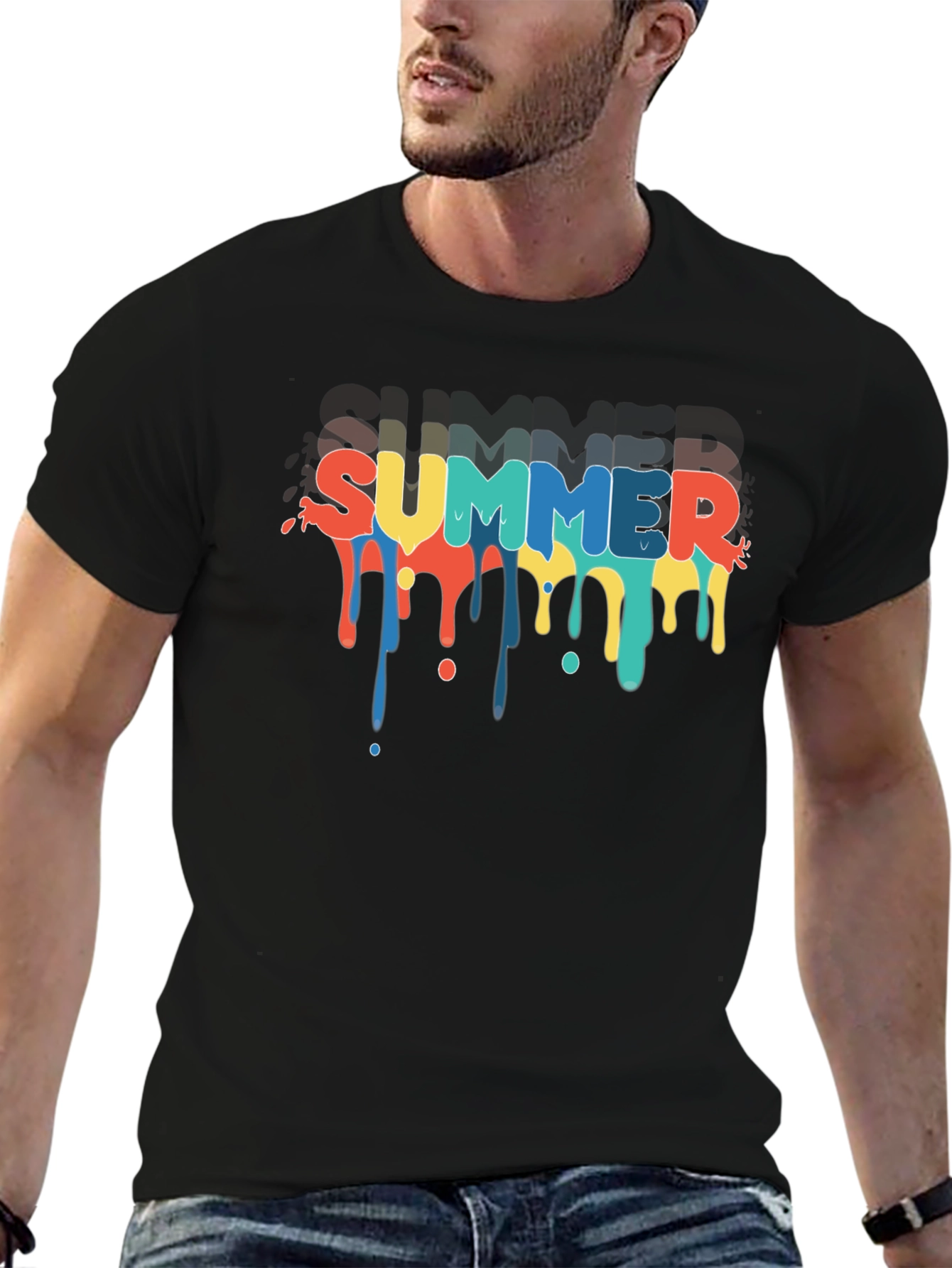 Dripping Summer T-Shirt - Cool Graphic Tee