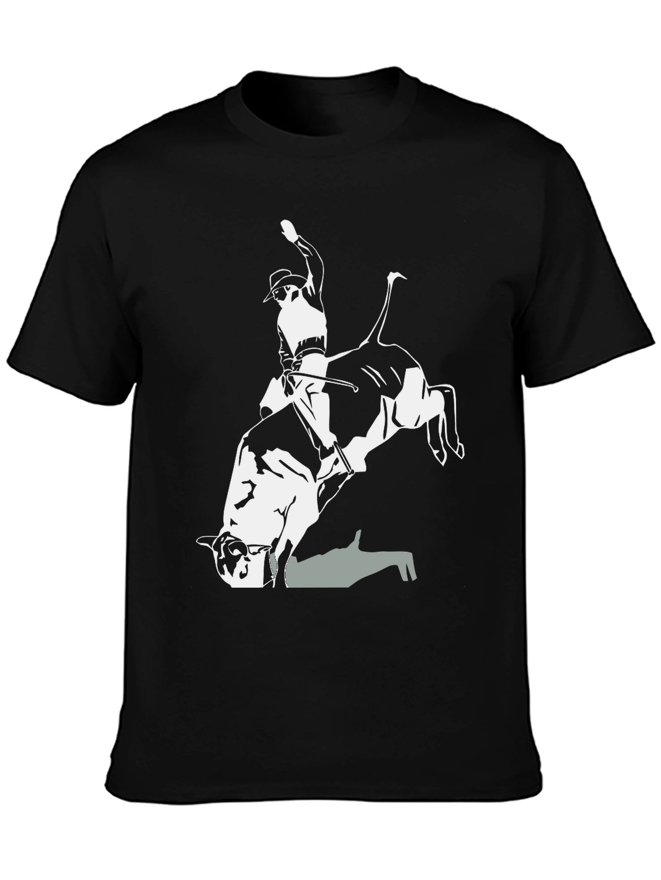Bull Rider Graphic Tee - Western Style