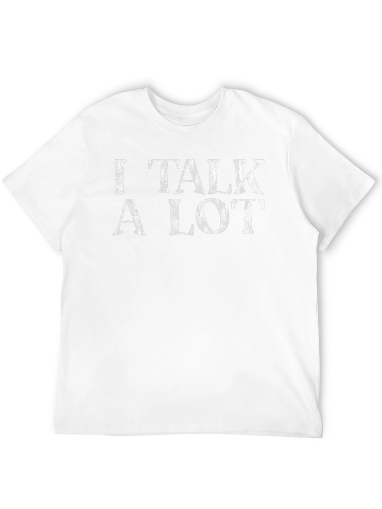 I Talk A Lot Black T-Shirt