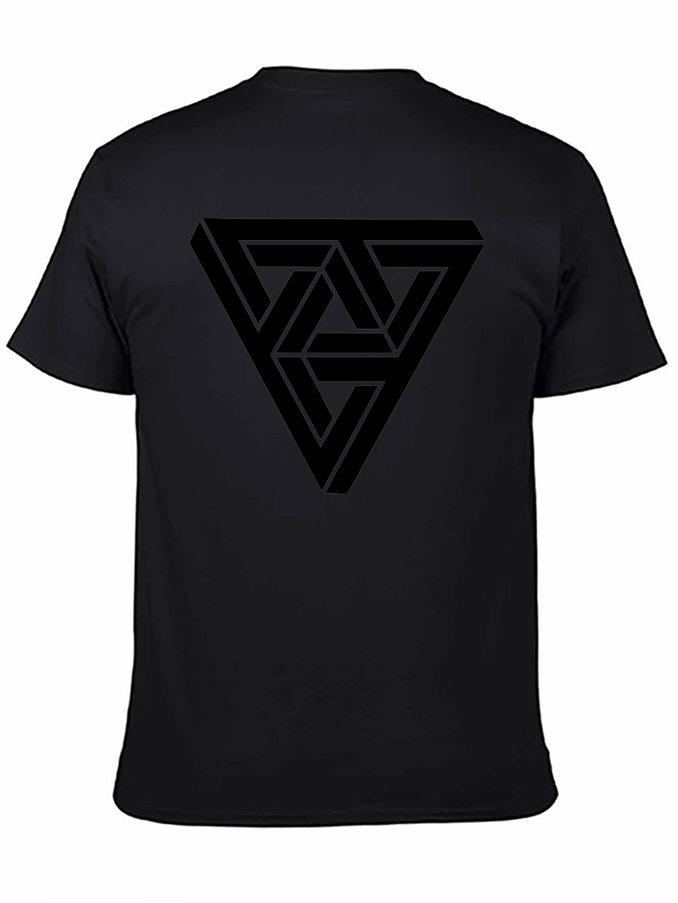 Impossible Triangle Mens Black T-Shirt