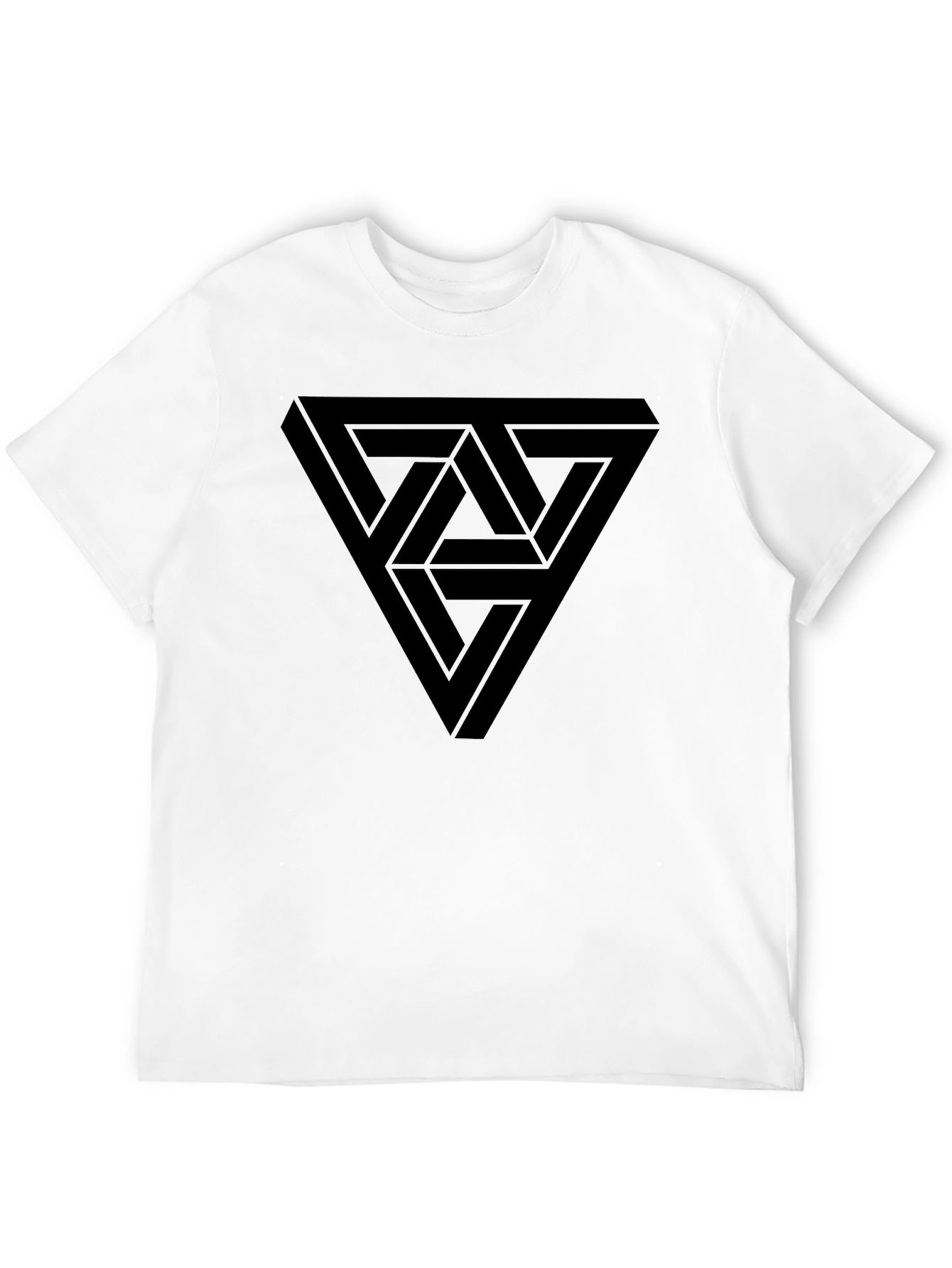 Impossible Triangle Mens Black T-Shirt