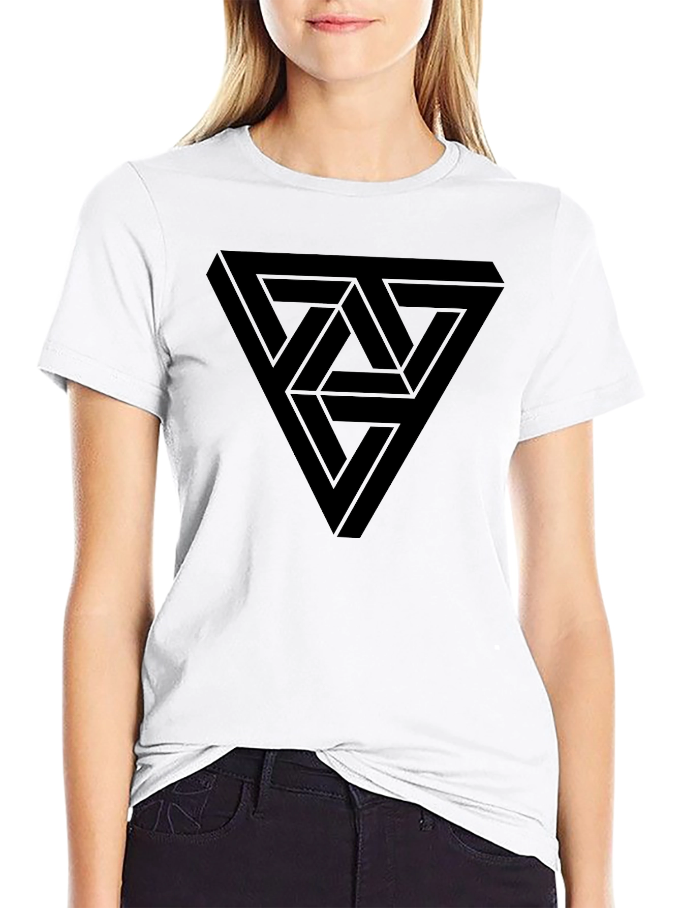 Impossible Triangle Mens Black T-Shirt
