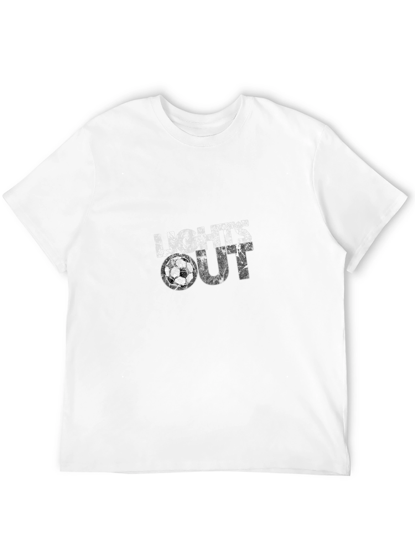 Lights Out Soccer Graphic Tee - Stylish Black T-Shirt