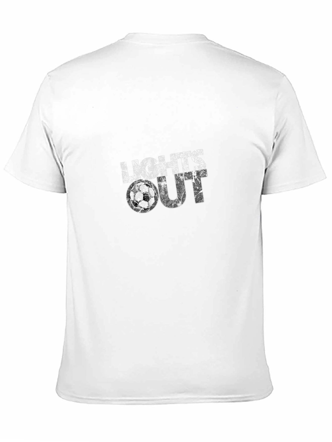 Lights Out Soccer Graphic Tee - Stylish Black T-Shirt