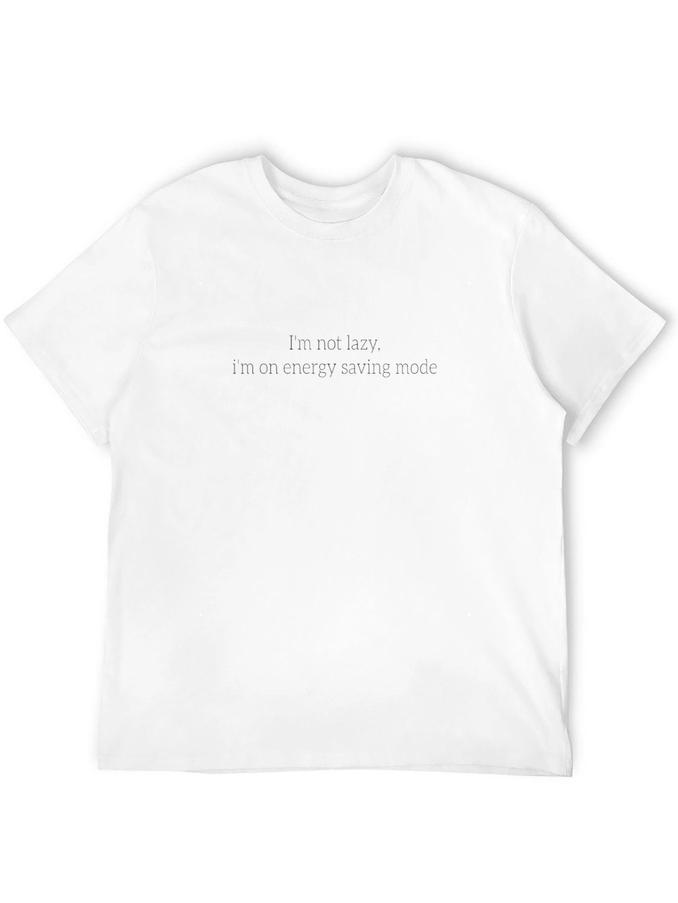 Energy Saving Mode Black T-Shirt