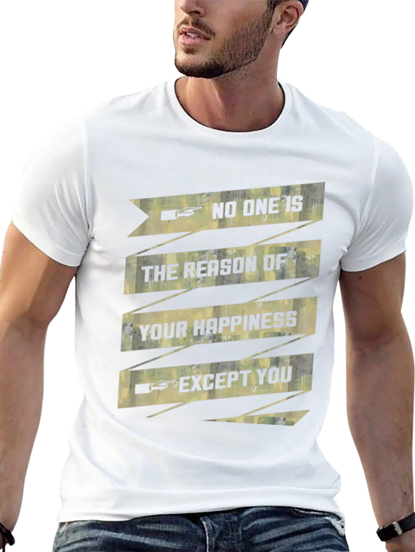 Inspirational Graphic Tee - Your Happiness