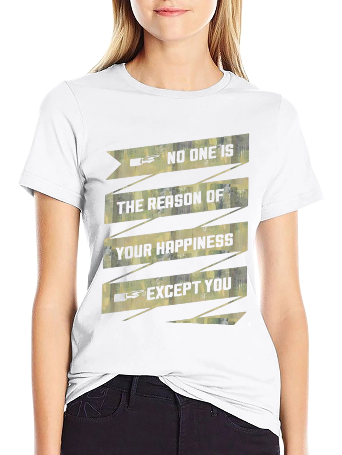 Inspirational Graphic Tee - Your Happiness