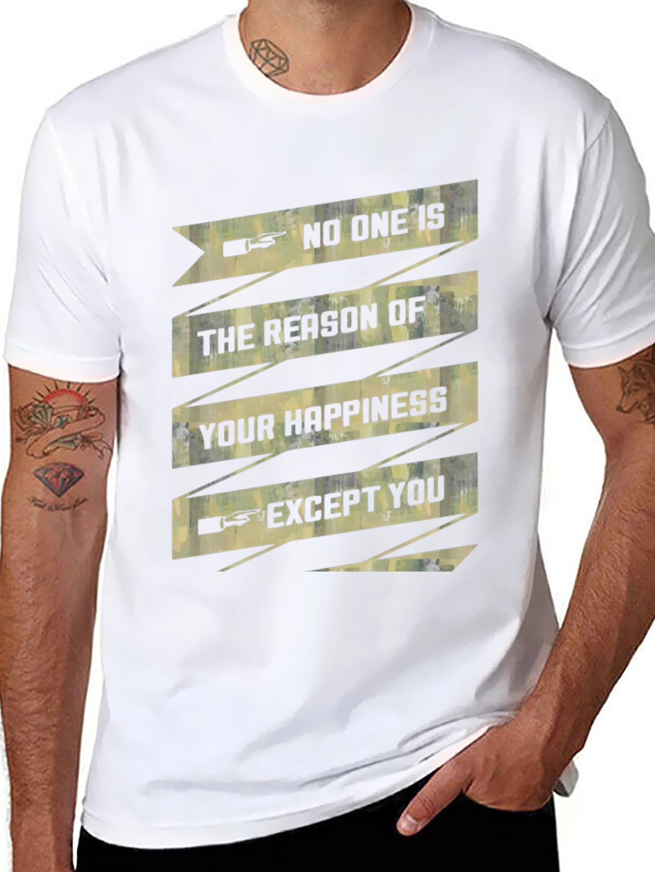 Inspirational Graphic Tee - Your Happiness