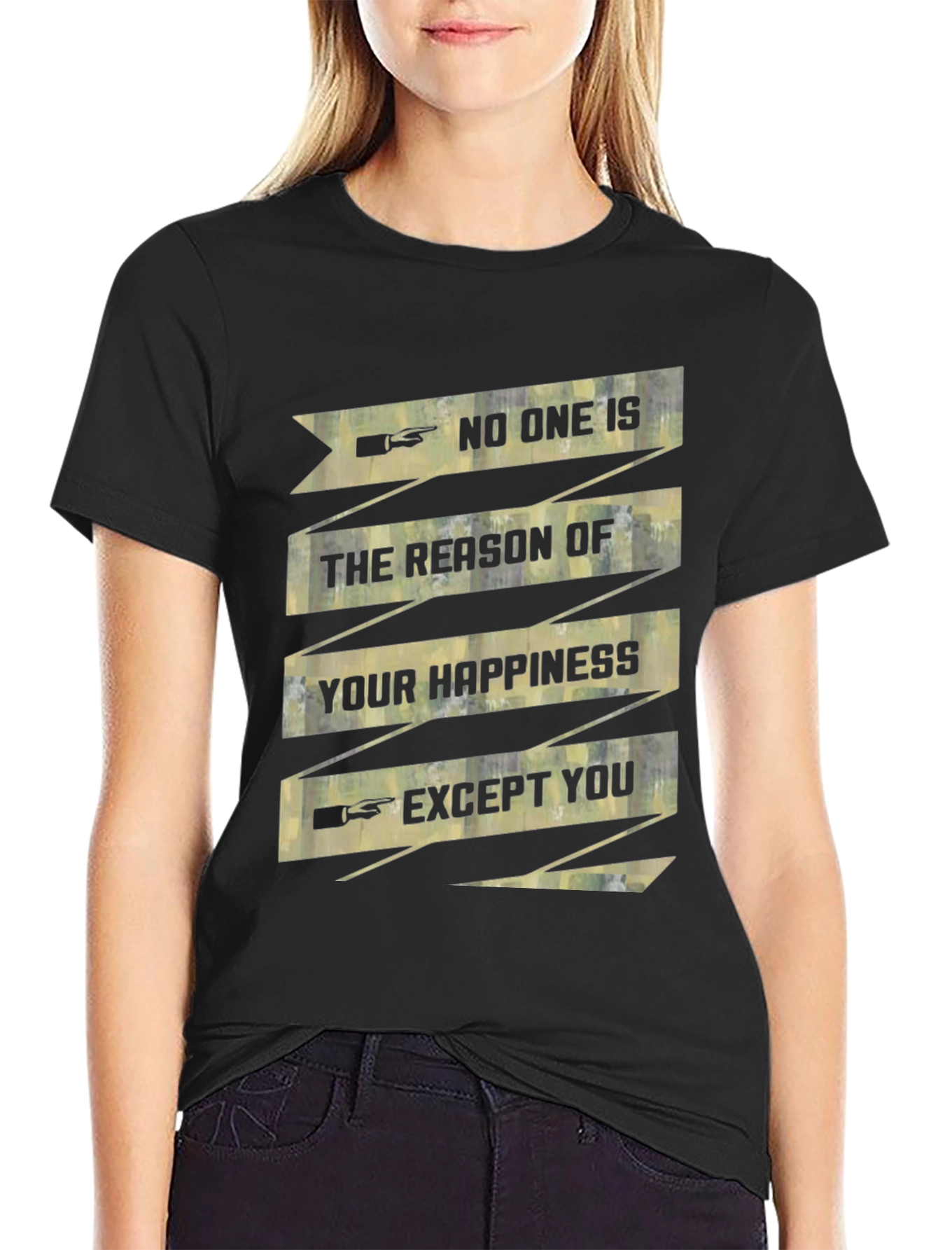 Inspirational Graphic Tee - Your Happiness