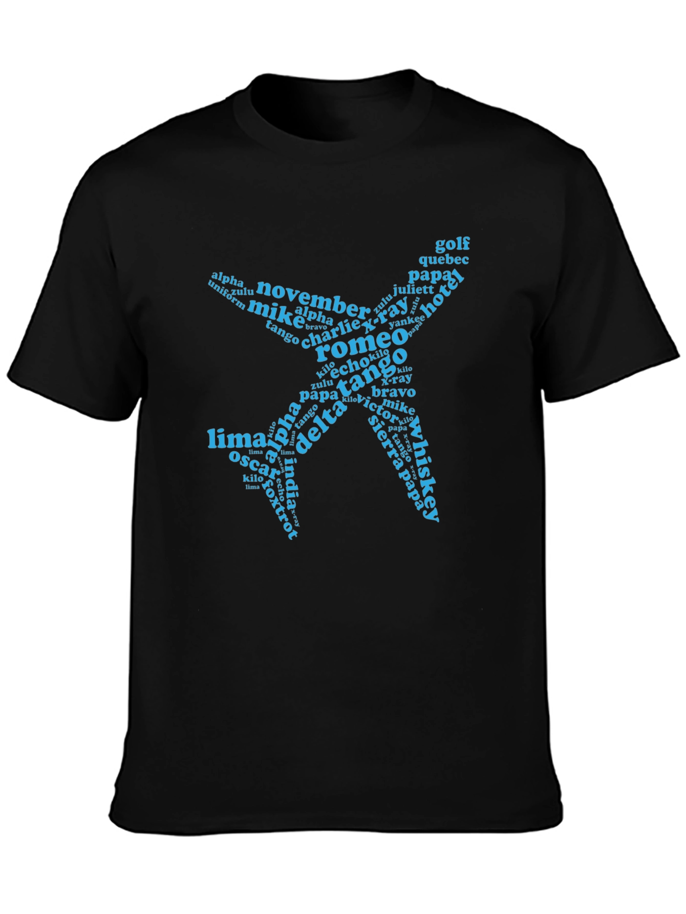 Pilot Alphabet Airplane T-Shirt