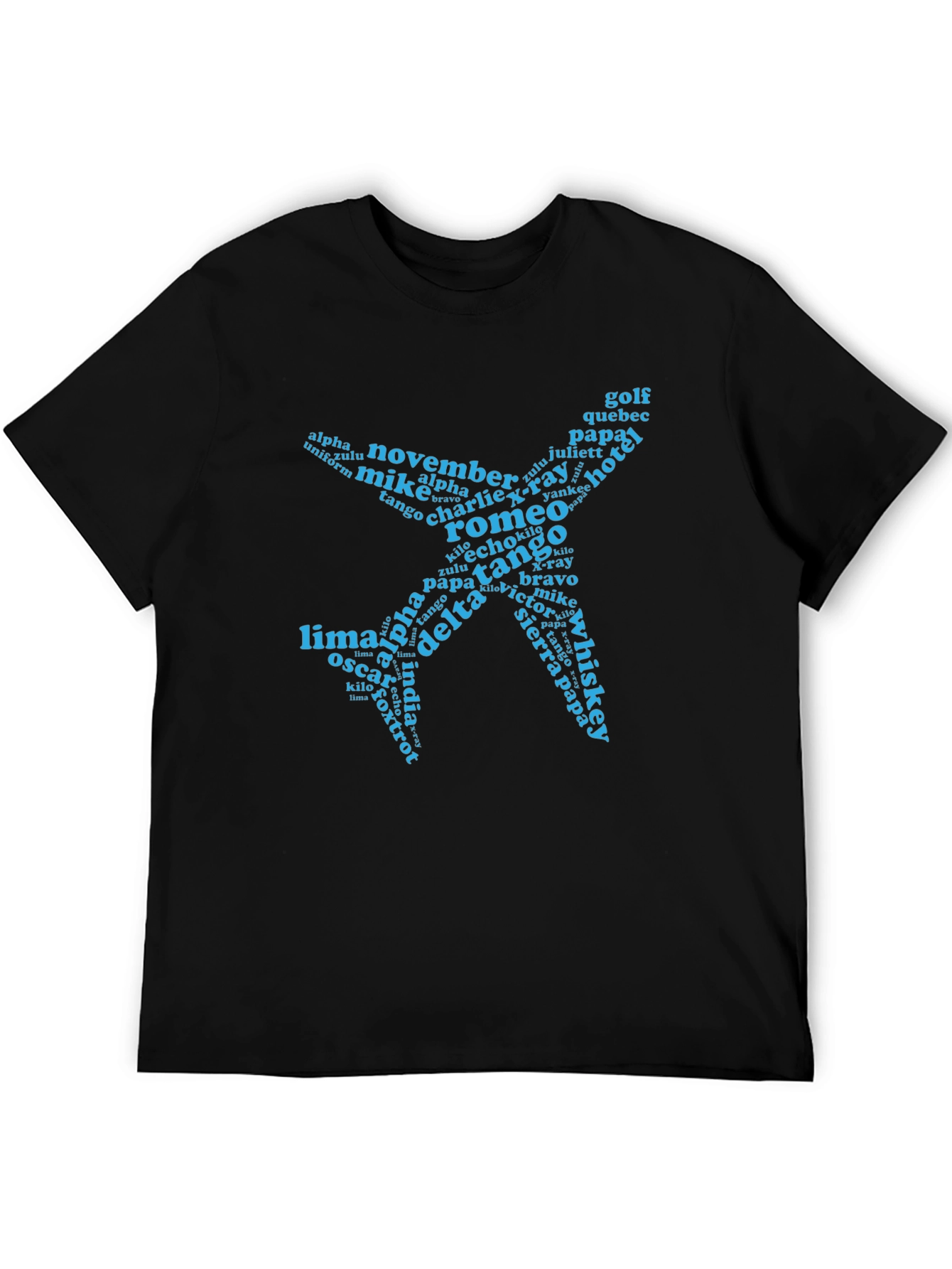Pilot Alphabet Airplane T-Shirt