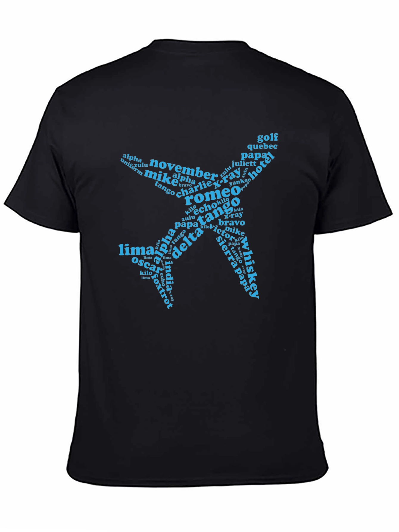 Pilot Alphabet Airplane T-Shirt