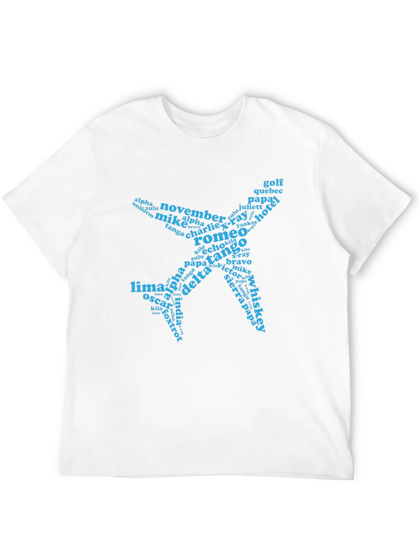 Pilot Alphabet Airplane T-Shirt