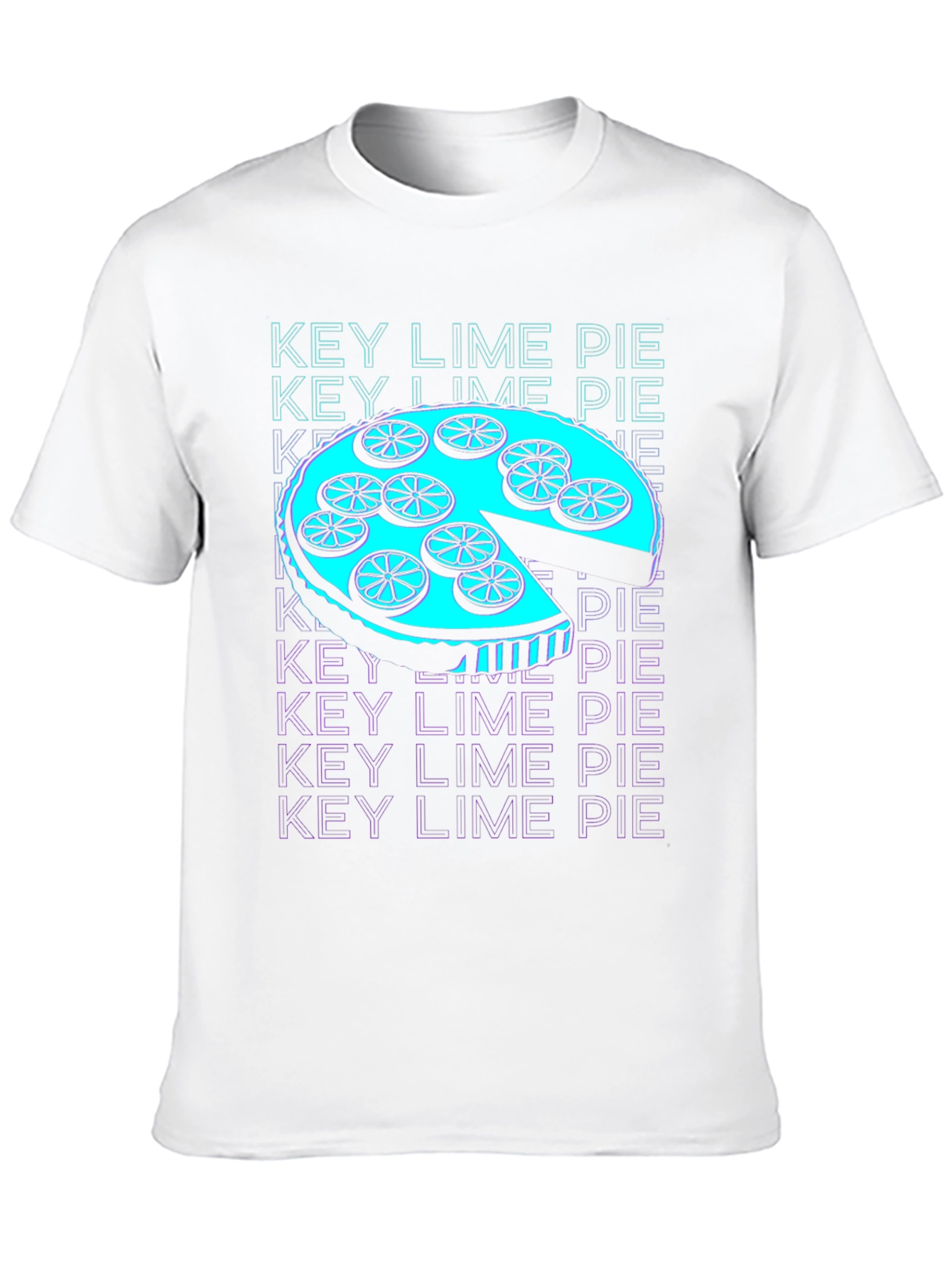 Key Lime Pie Graphic Tee - Fun Foodie T-Shirt